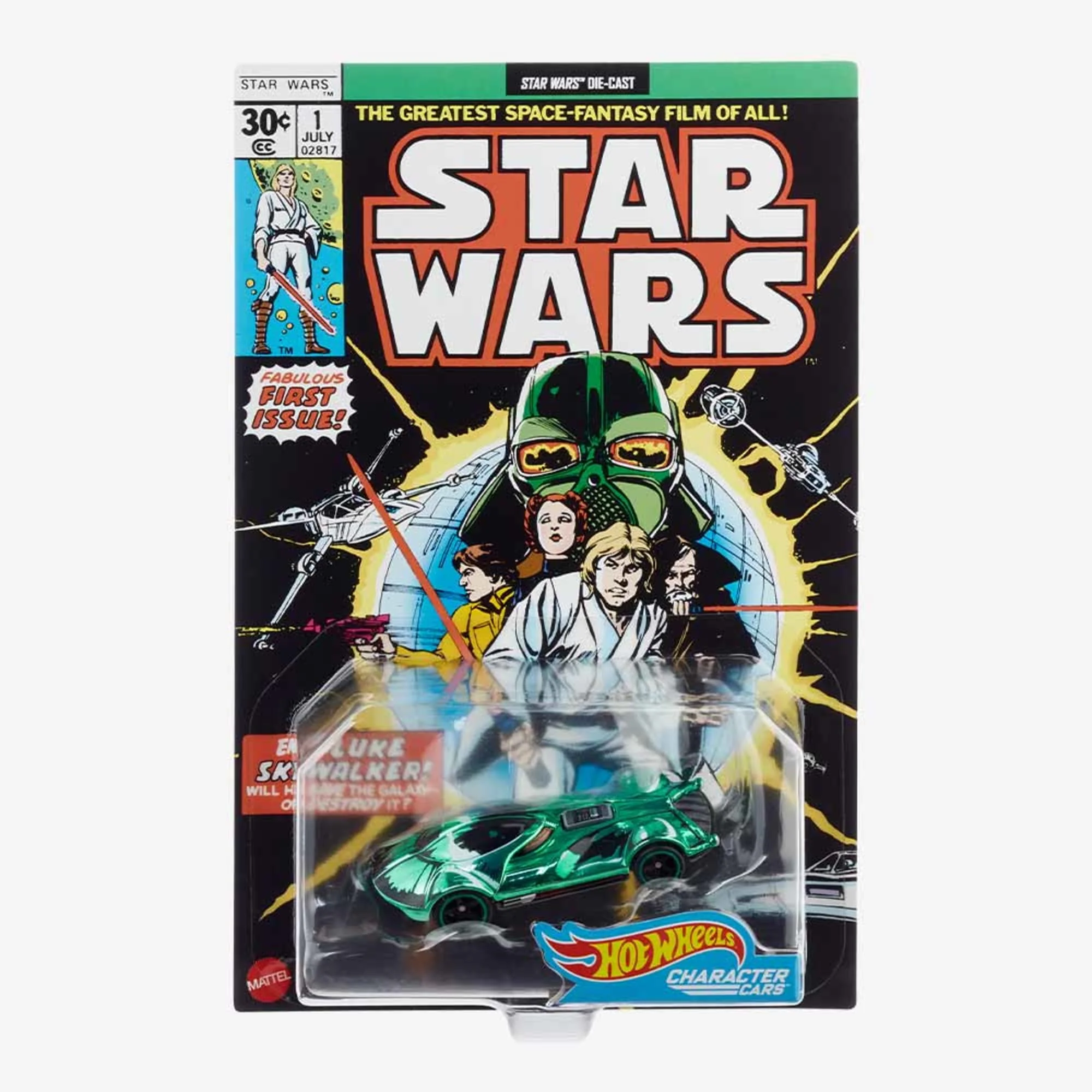 Mattel Creations HOT WHEELS STAR WARS Green DARTH VADER