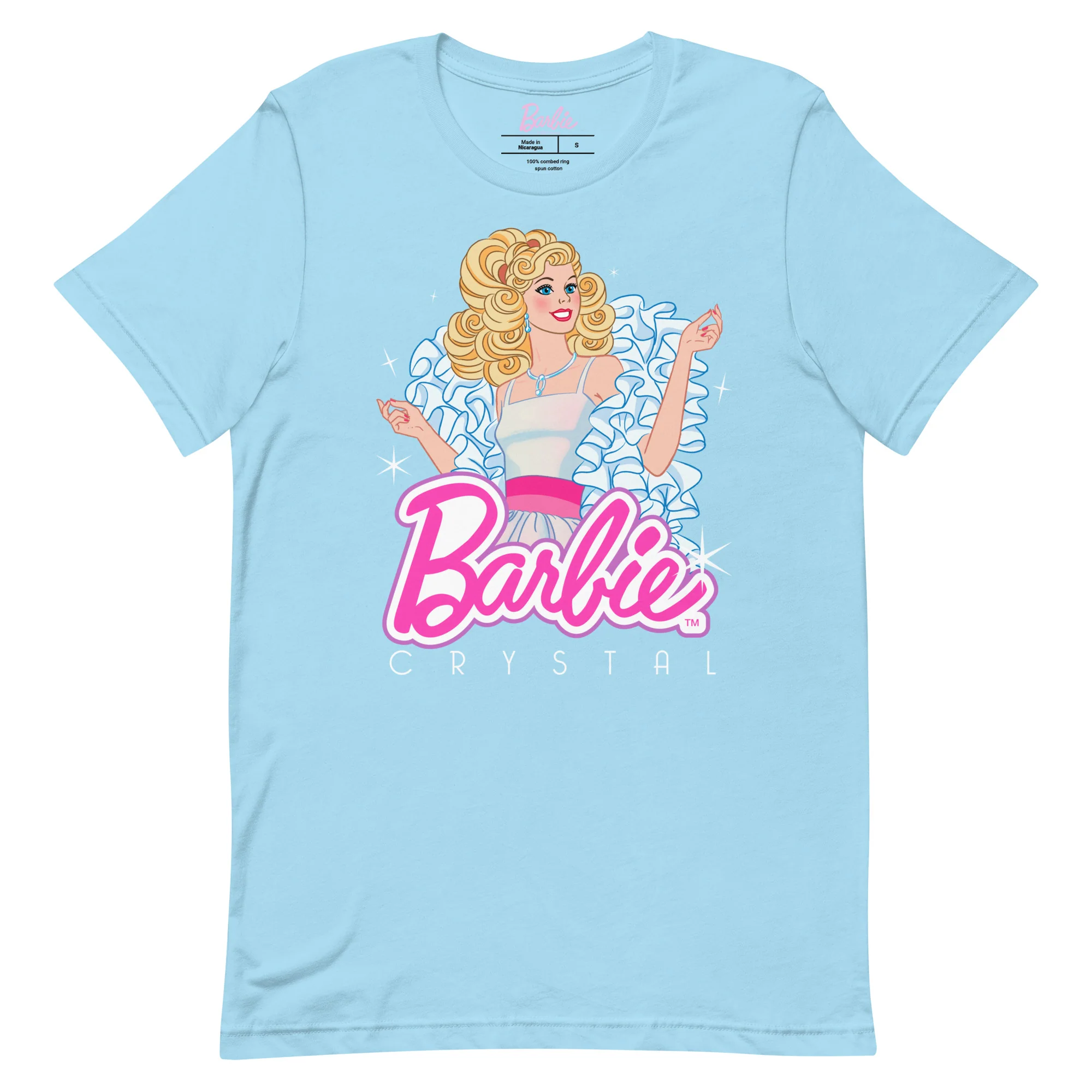 Mattel Creations Barbie 1980's Crystal Blue T-Shirt