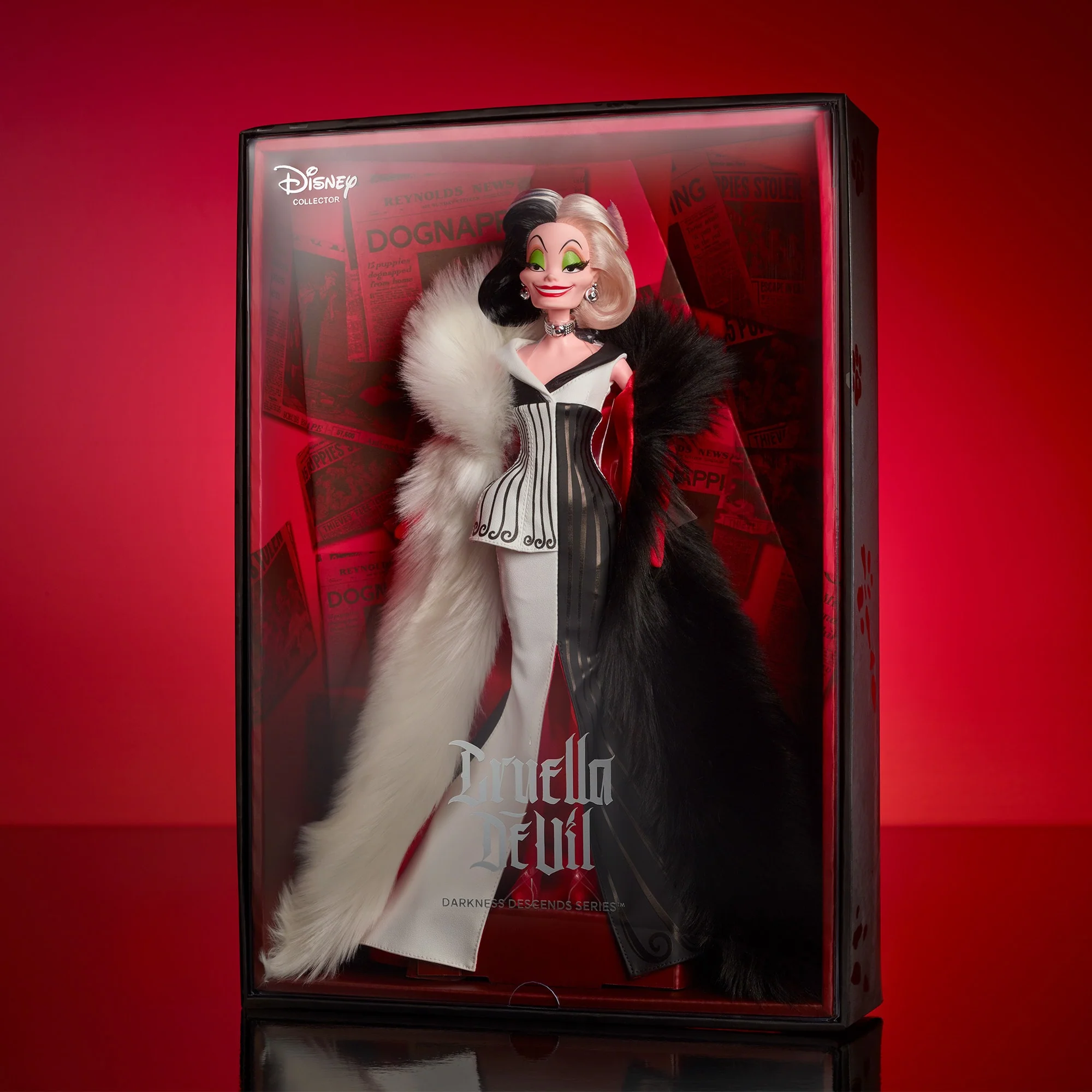 Mattel Creations Disney Darkness Descends Cruella De Vil Doll