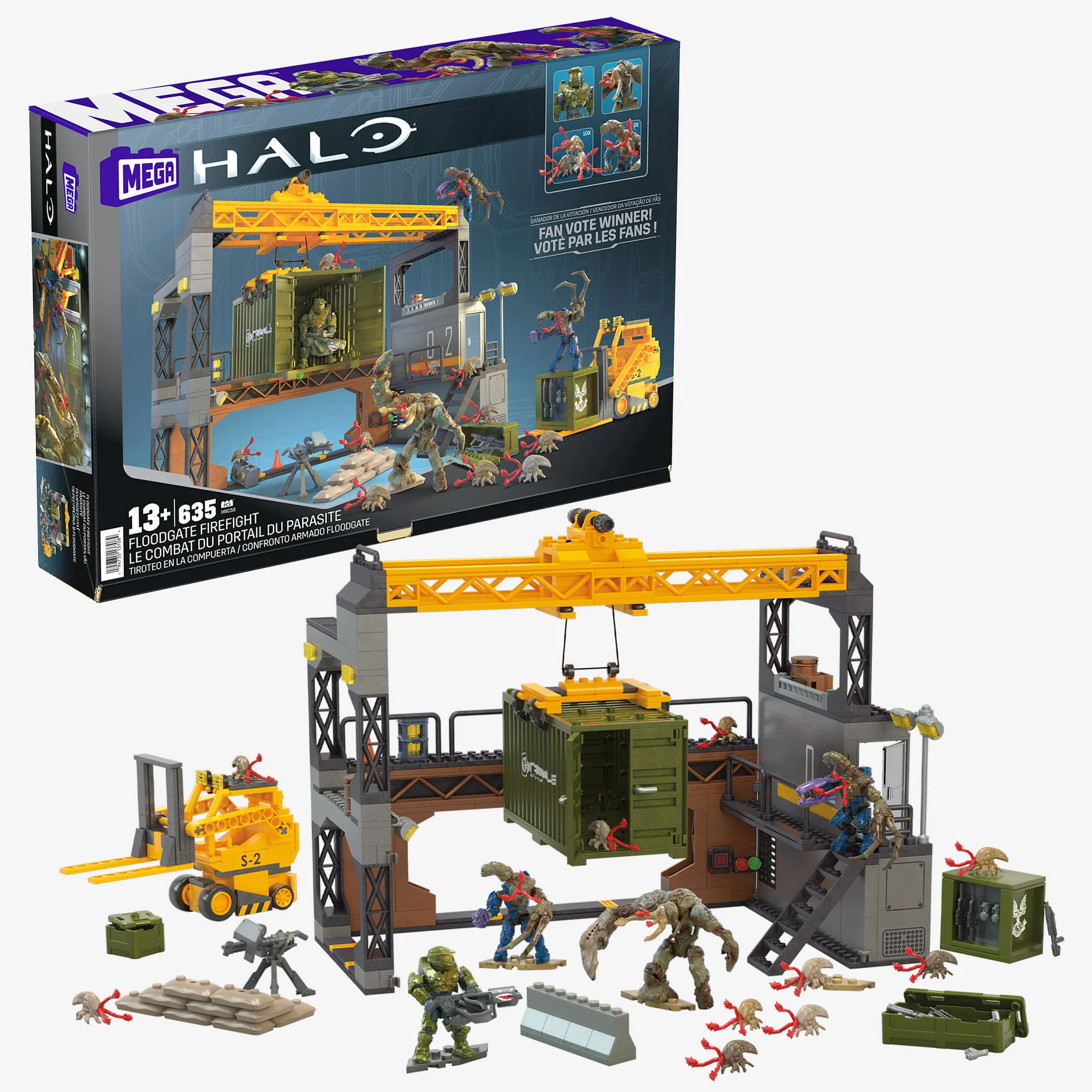 Mattel Creations MEGA Halo Floodgate Firefight Building Toy Kit