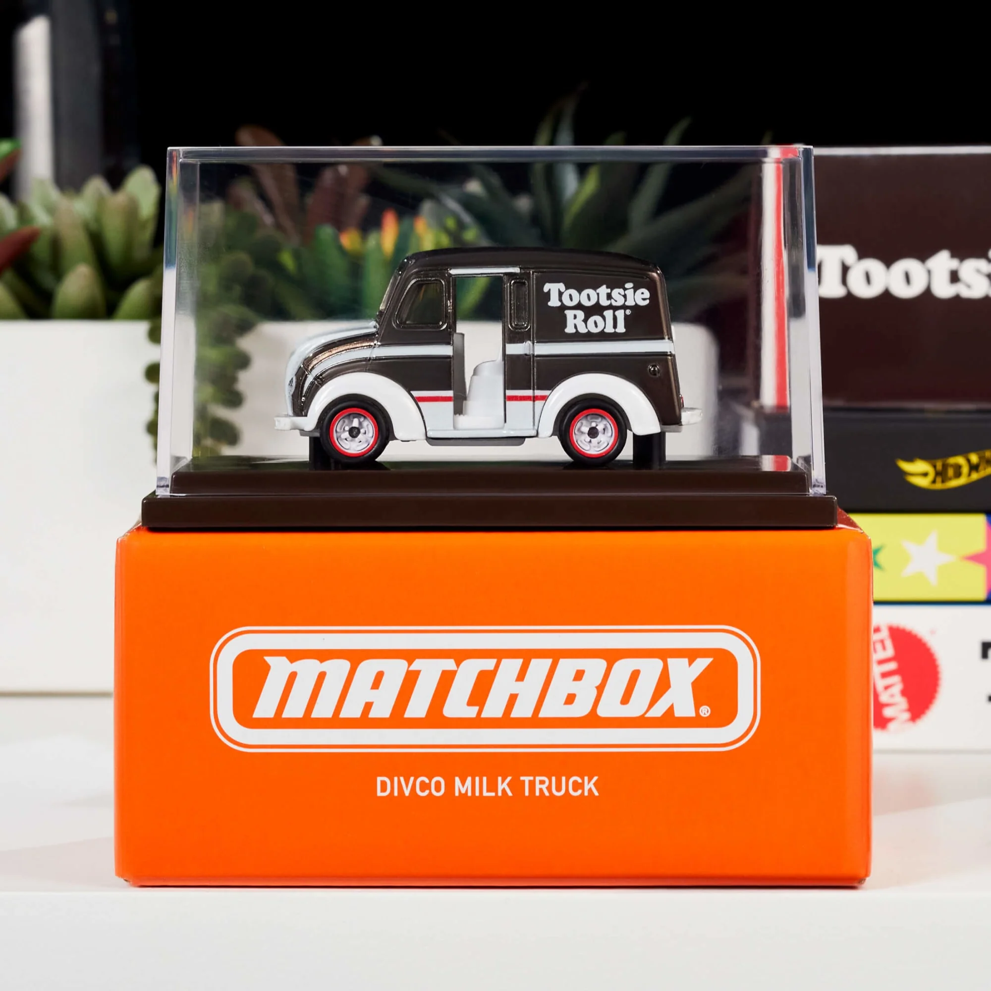 Mattel Creations Matchbox Tootsie Roll Divco Milk Truck