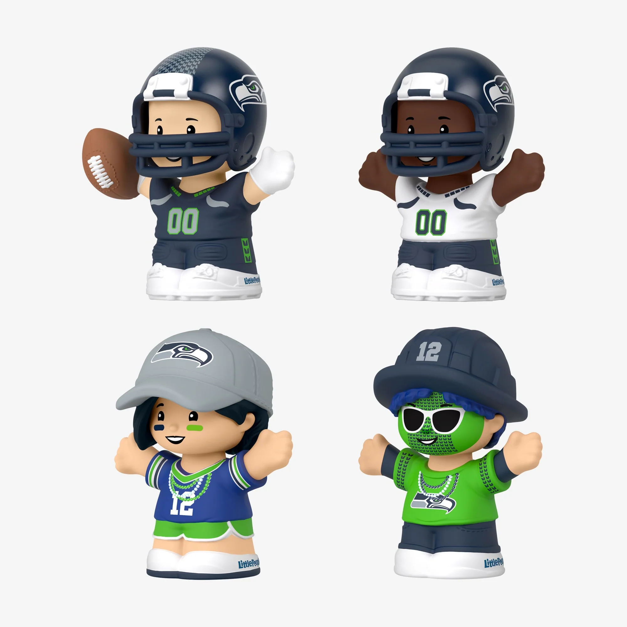 Mattel Creations Little People Collector x NFL Seattle Seahawks Set