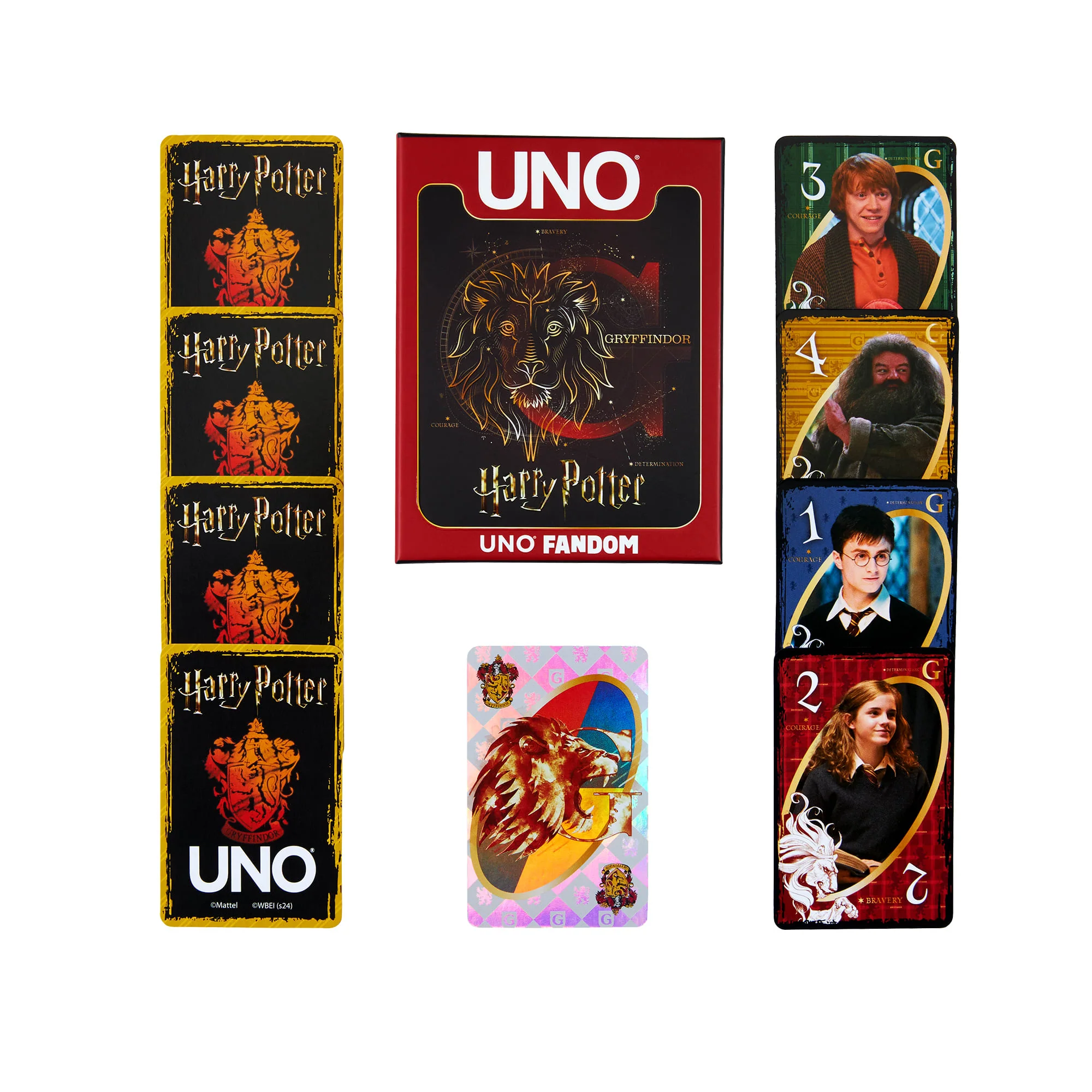 Mattel Creations UNO Fandom Harry Potter Gryffindor Game Deck