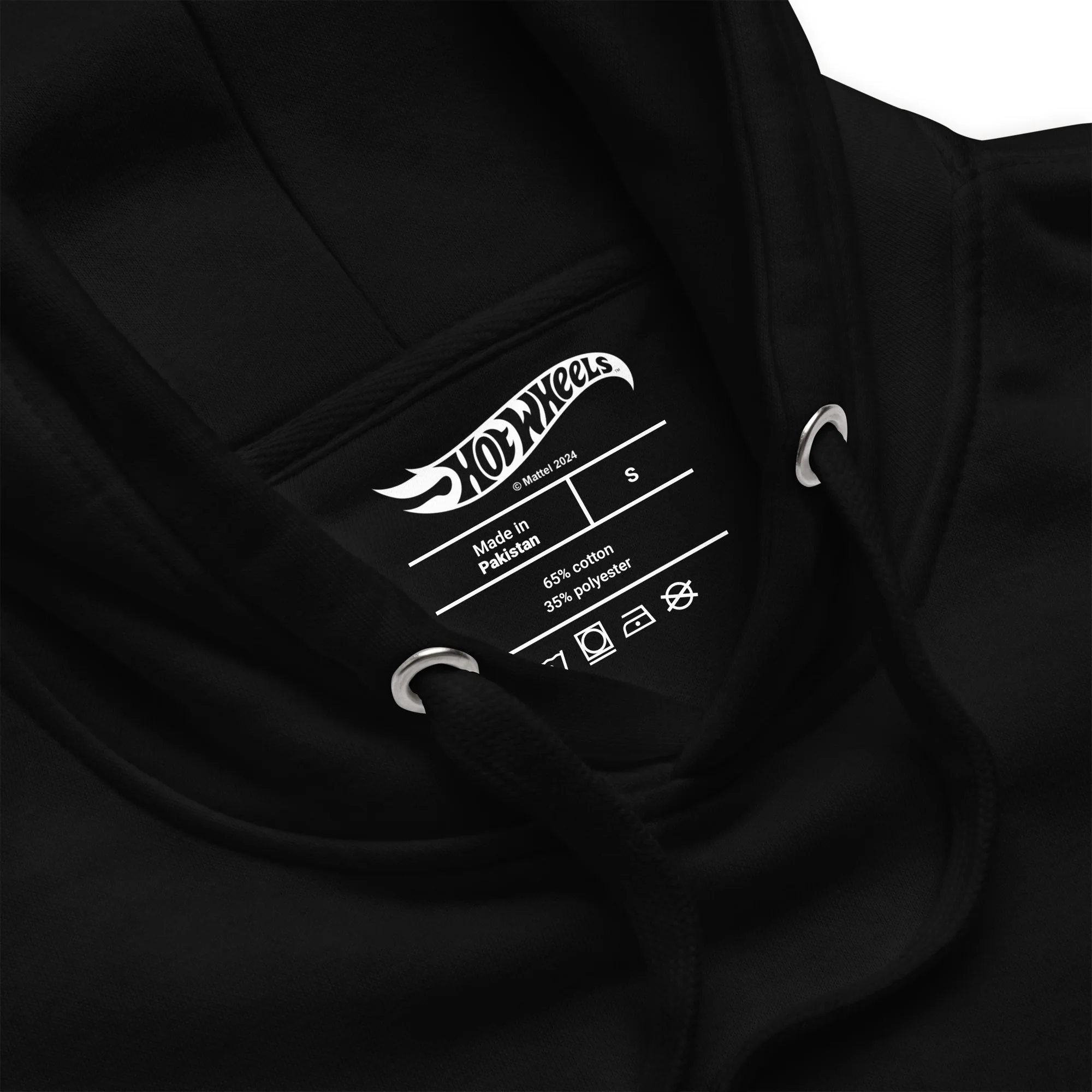 Mattel Creations Hot Wheels Spiderweb Logo Embroidered Hoodie
