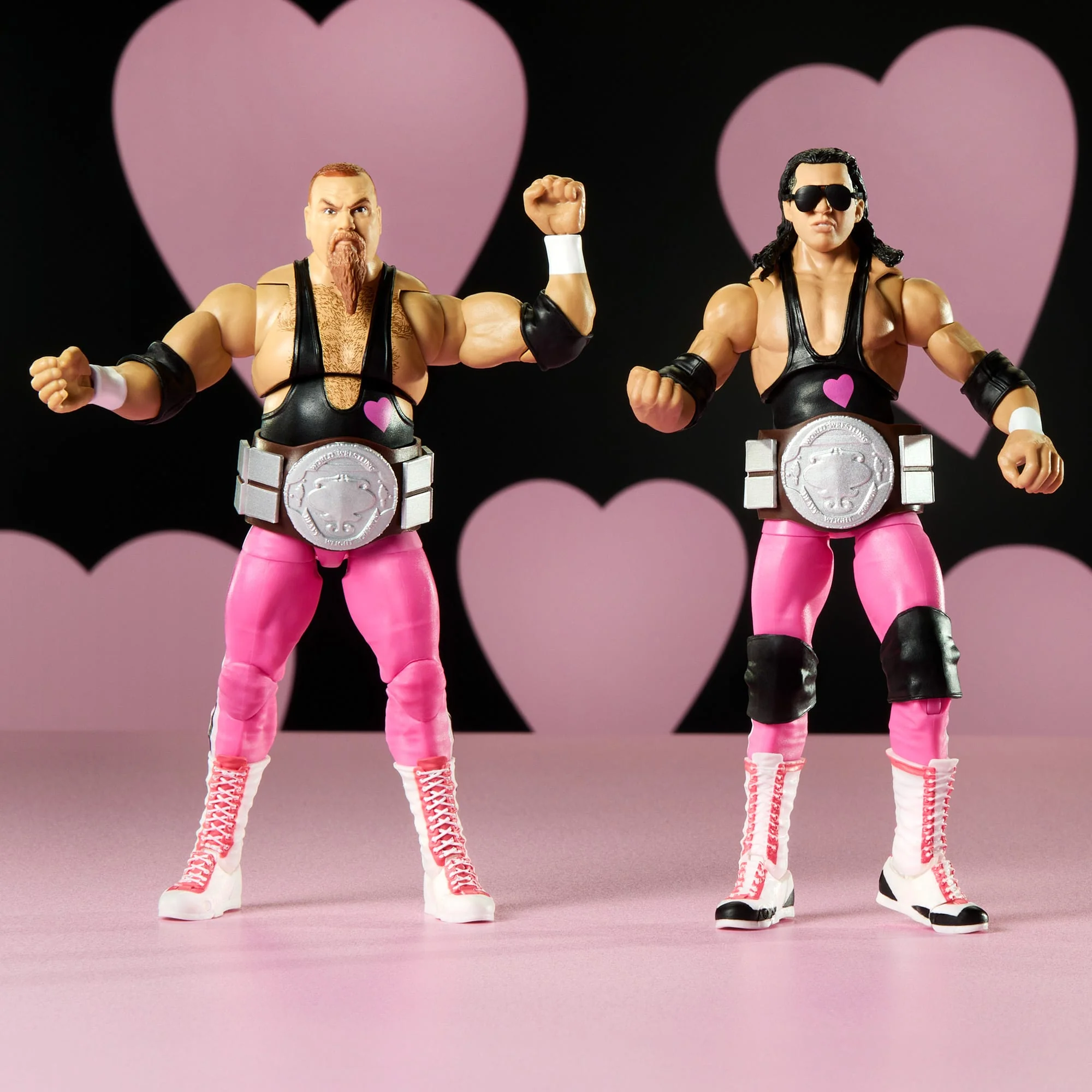 Mattel Creations WWE Coliseum Collection Hart Foundation Action Figure 2-Pack