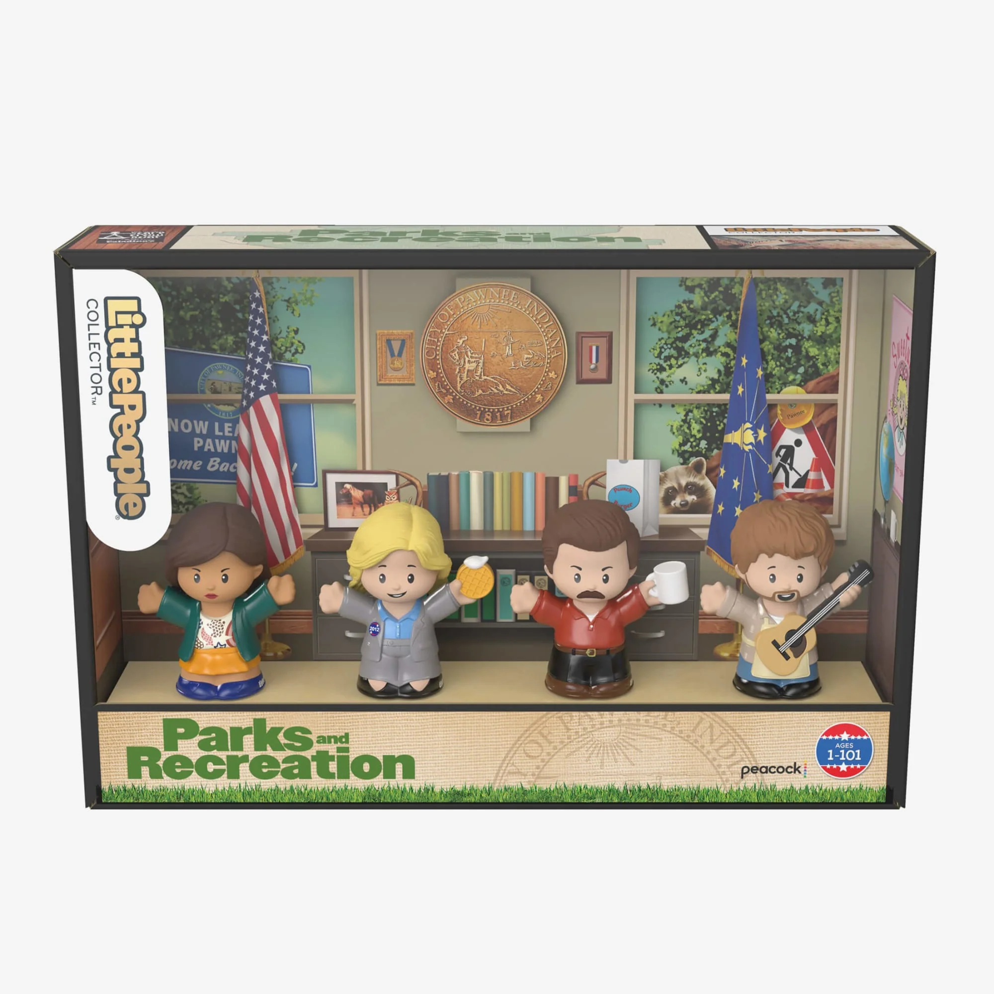 Mattel Creations Fisher-Price Little People Collector Parks and Recreation Set