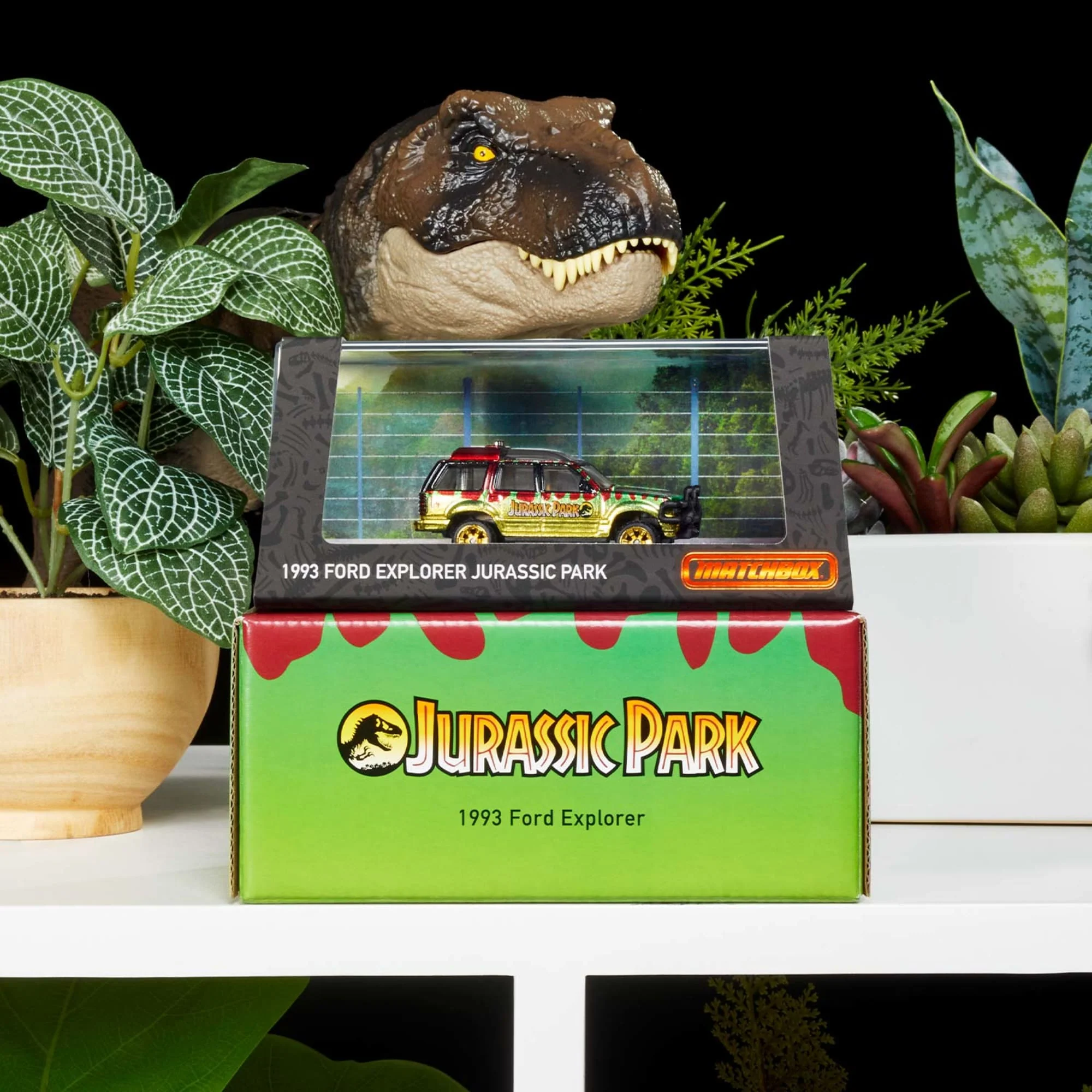 Mattel Creations Matchbox 1993 Ford Explorer Jurassic Park
