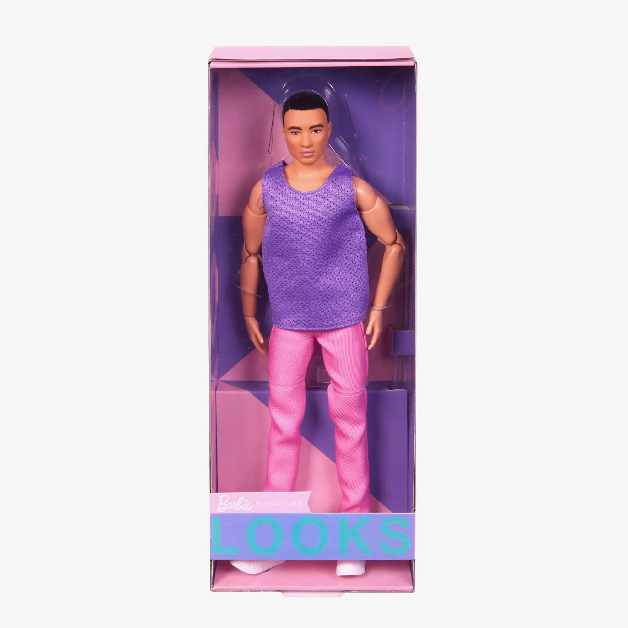 Mattel Creations Barbie Looks Ken Doll (Original, Short Black Hair)