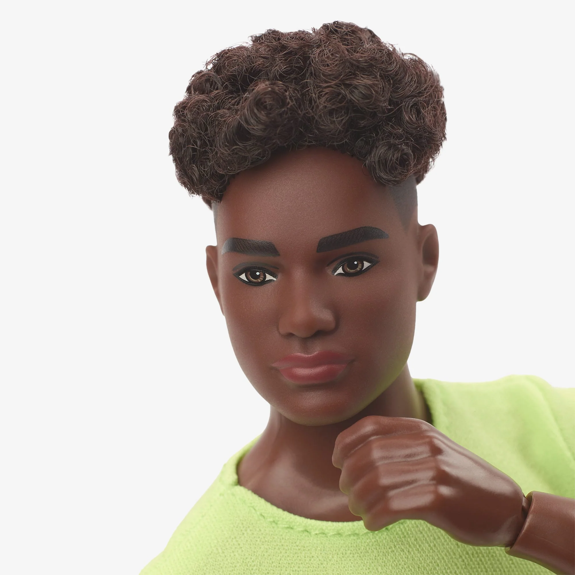 Mattel Creations Barbie Looks Doll #25 (Buff Body Ken, Short Black Hair)