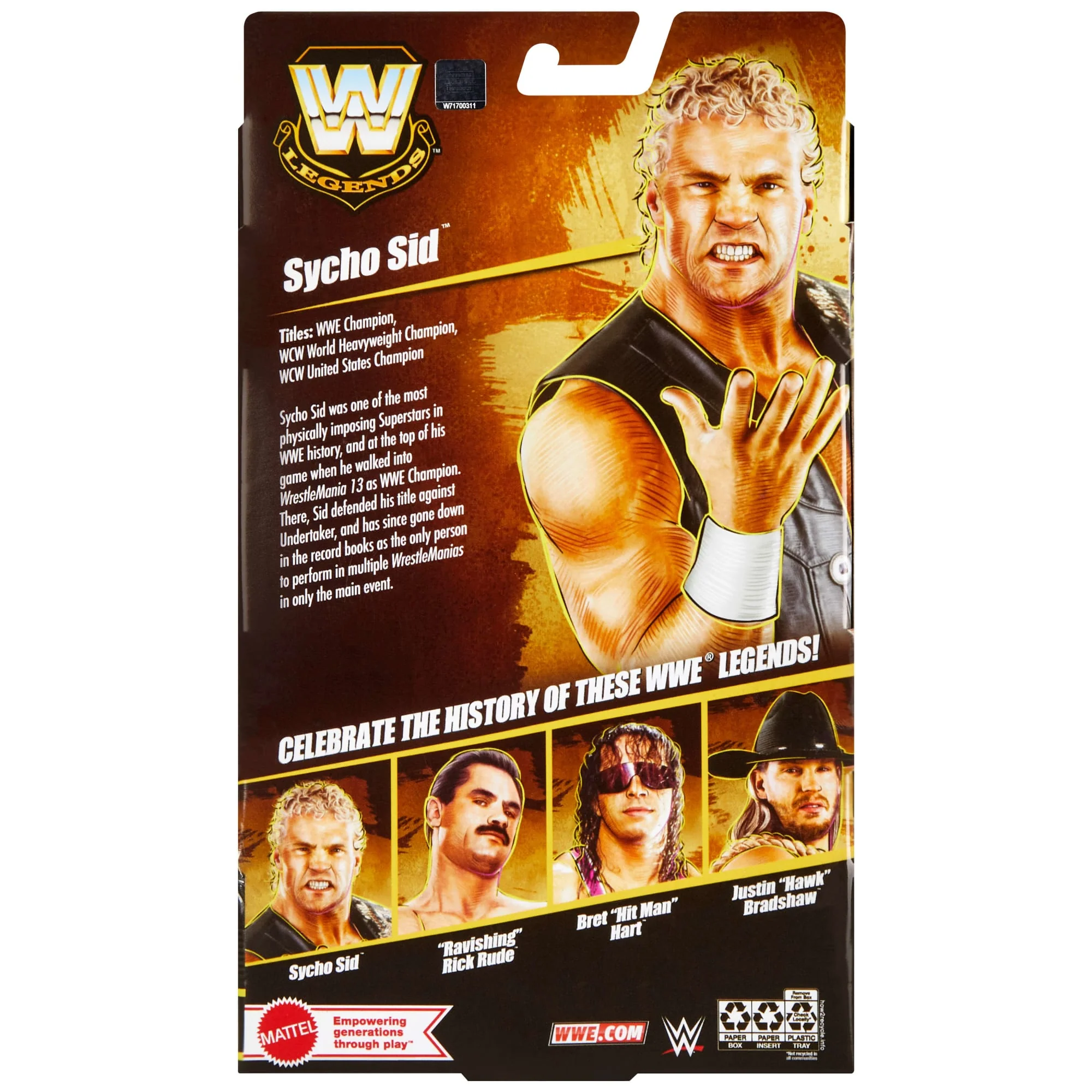 Mattel Creations WWE Elite Legends Sycho Sid Action Figure