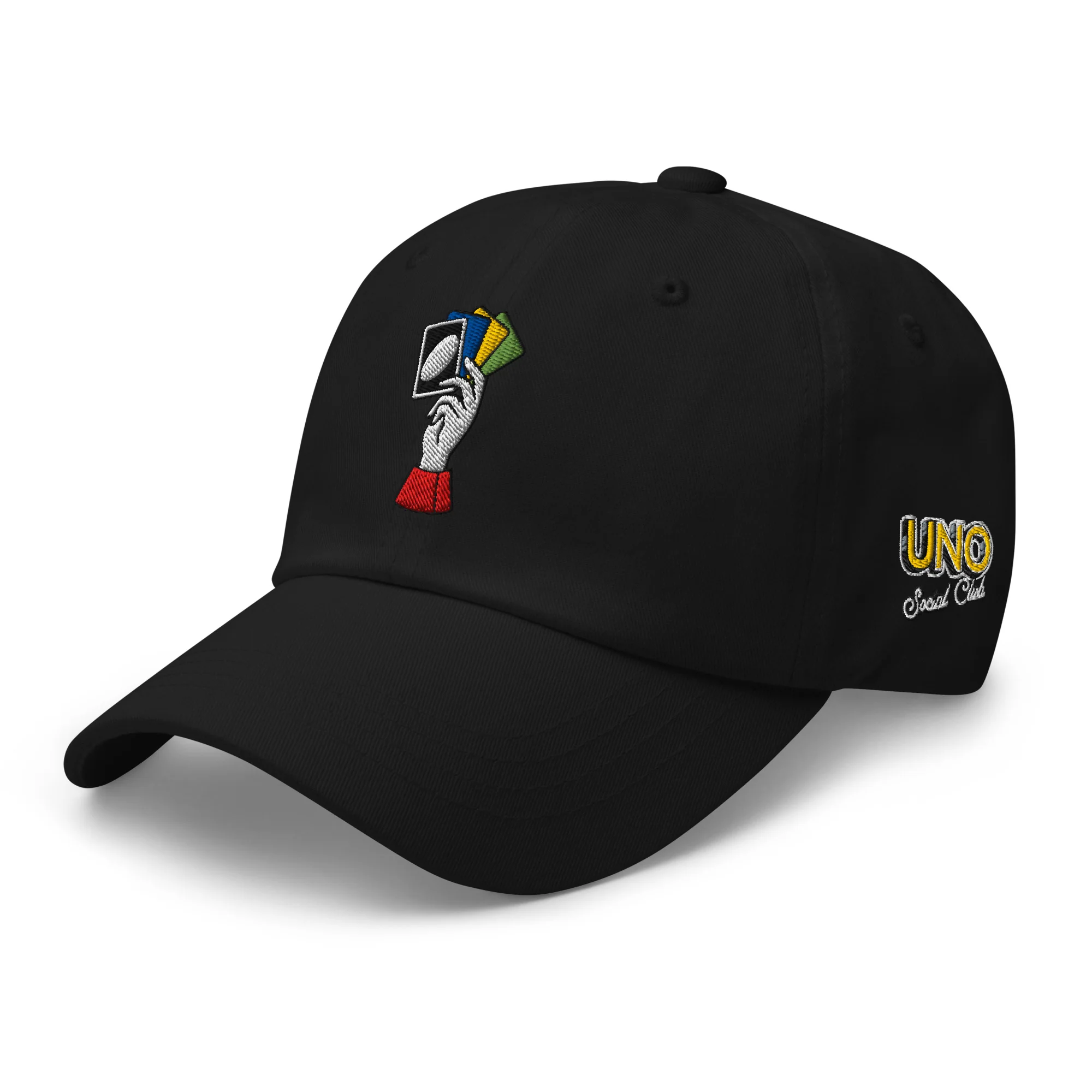 Mattel Creations UNO Social Club Black Dad Hat