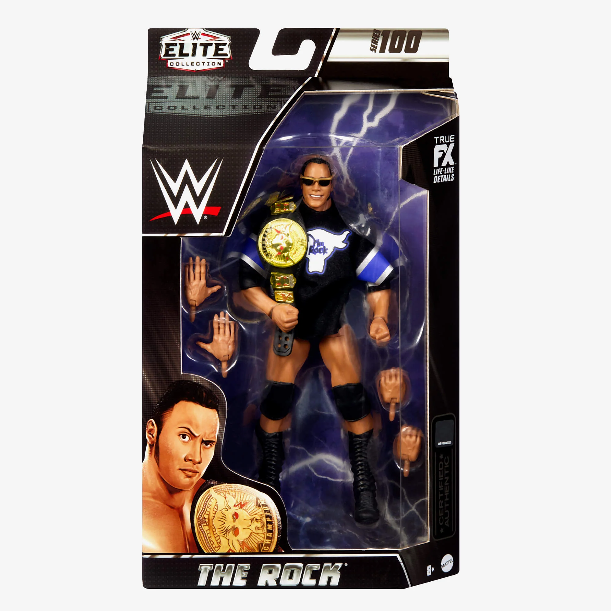 Mattel Creations WWE Elite Collection The Rock Action Figure