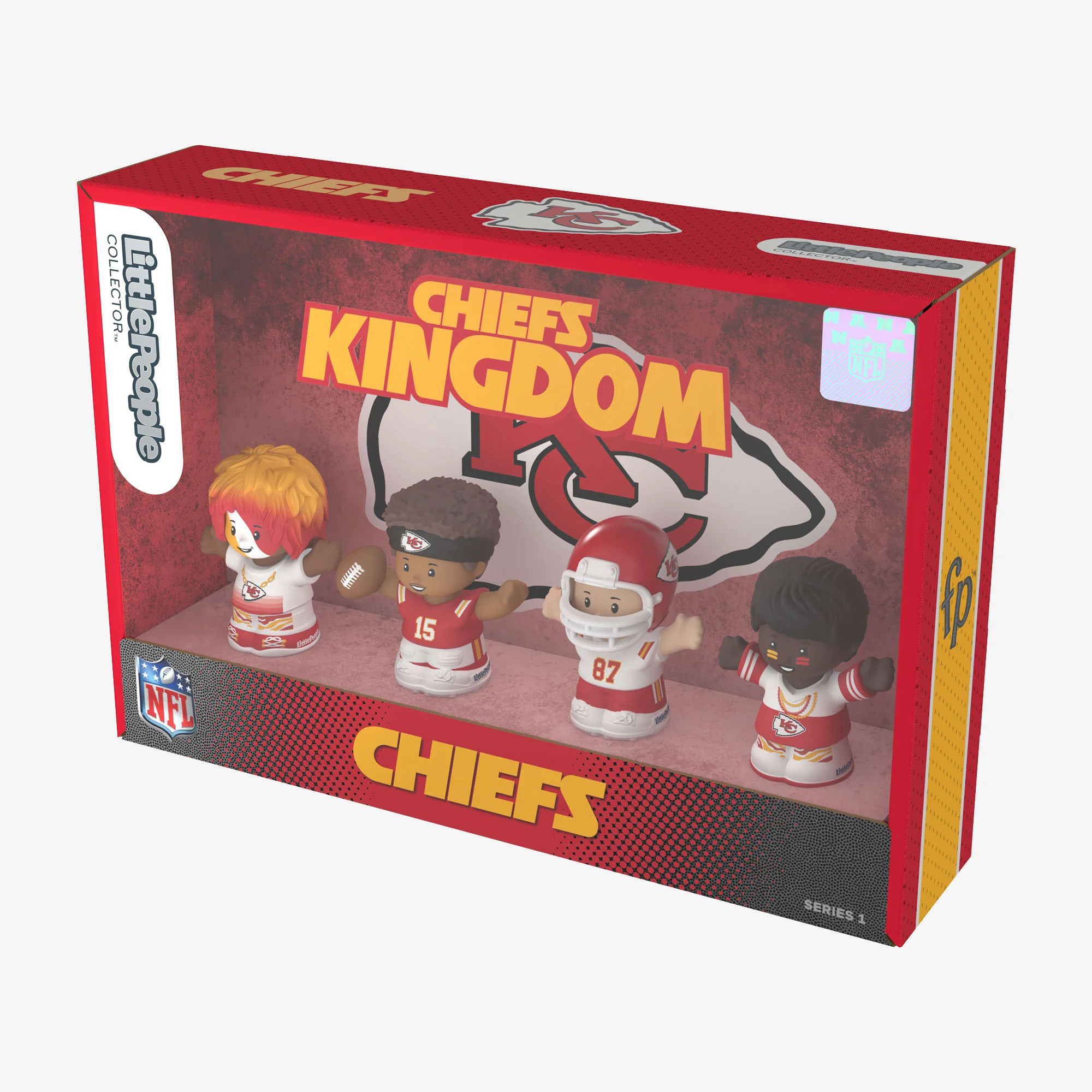 Mattel Creations Little People Collector x NFL Kansas City Chiefs Set