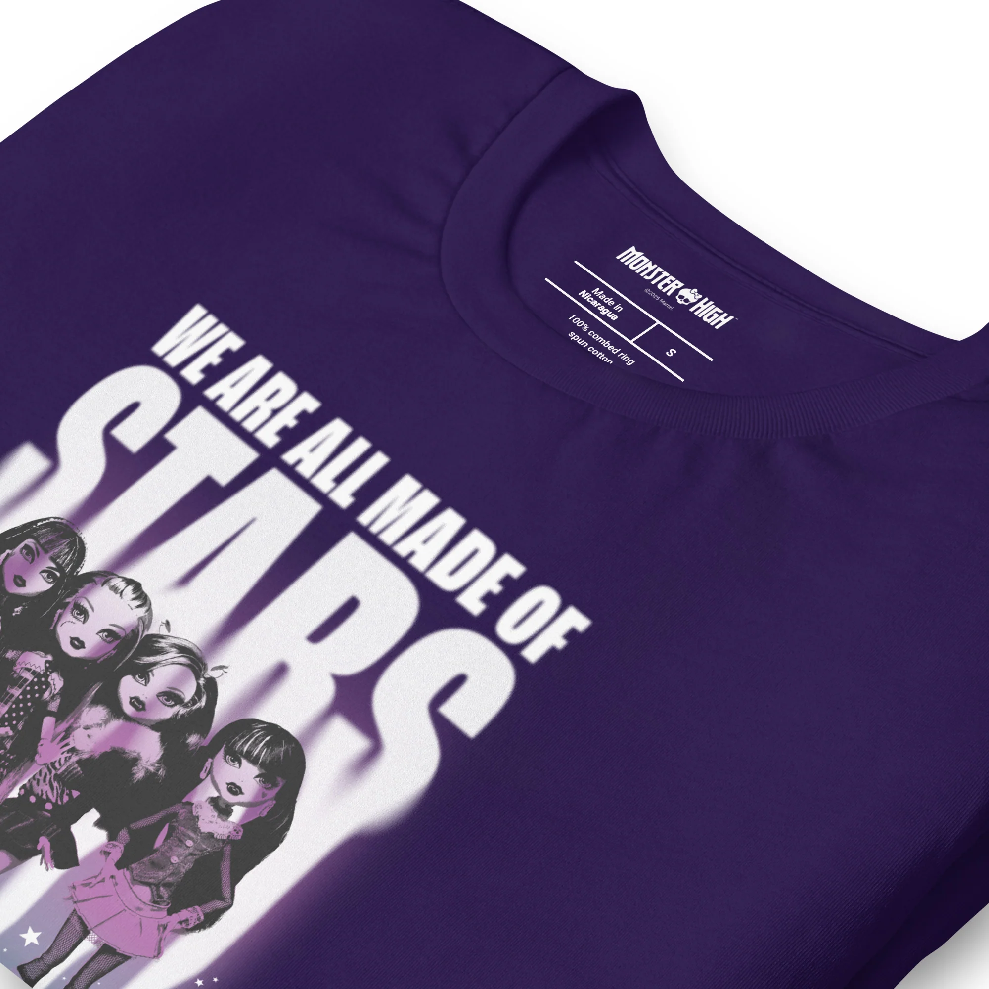 Mattel Creations Monster High Made of Stars Purple T-Shirt