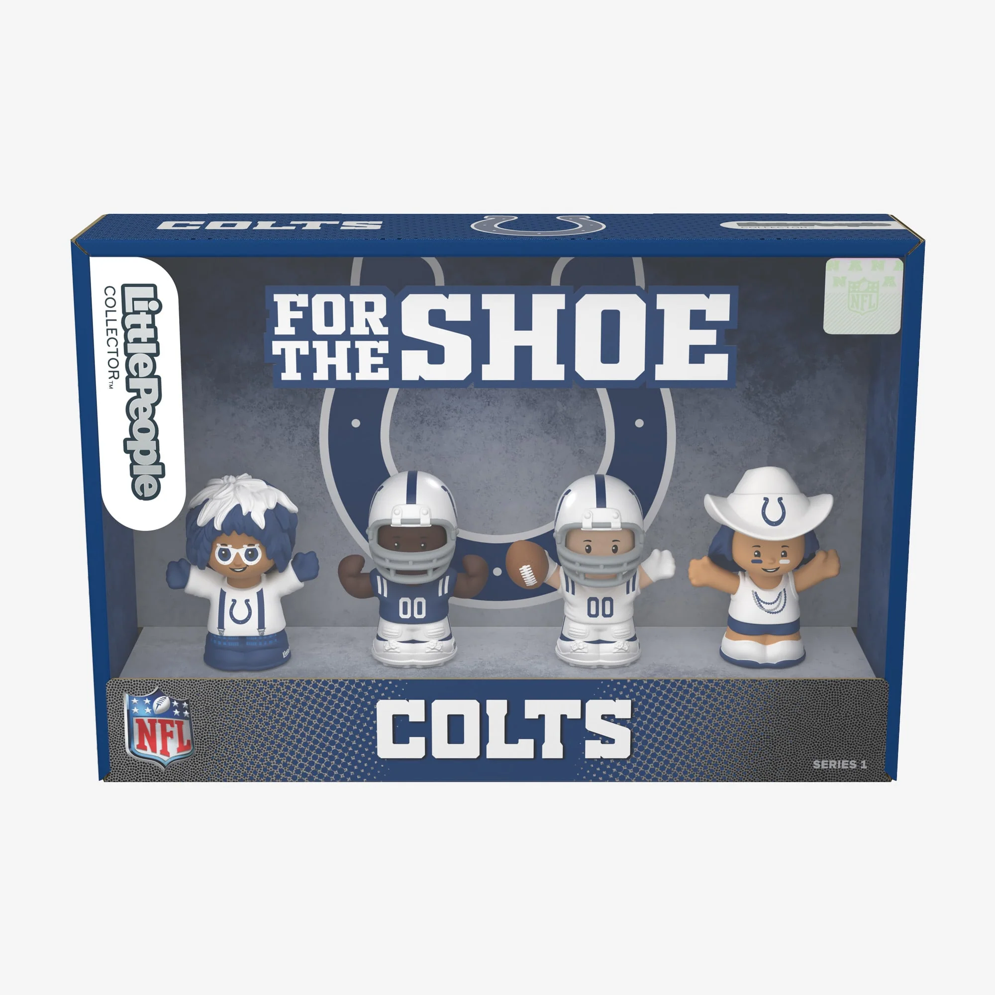 Mattel Creations Little People Collector x NFL Indianapolis Colts Set