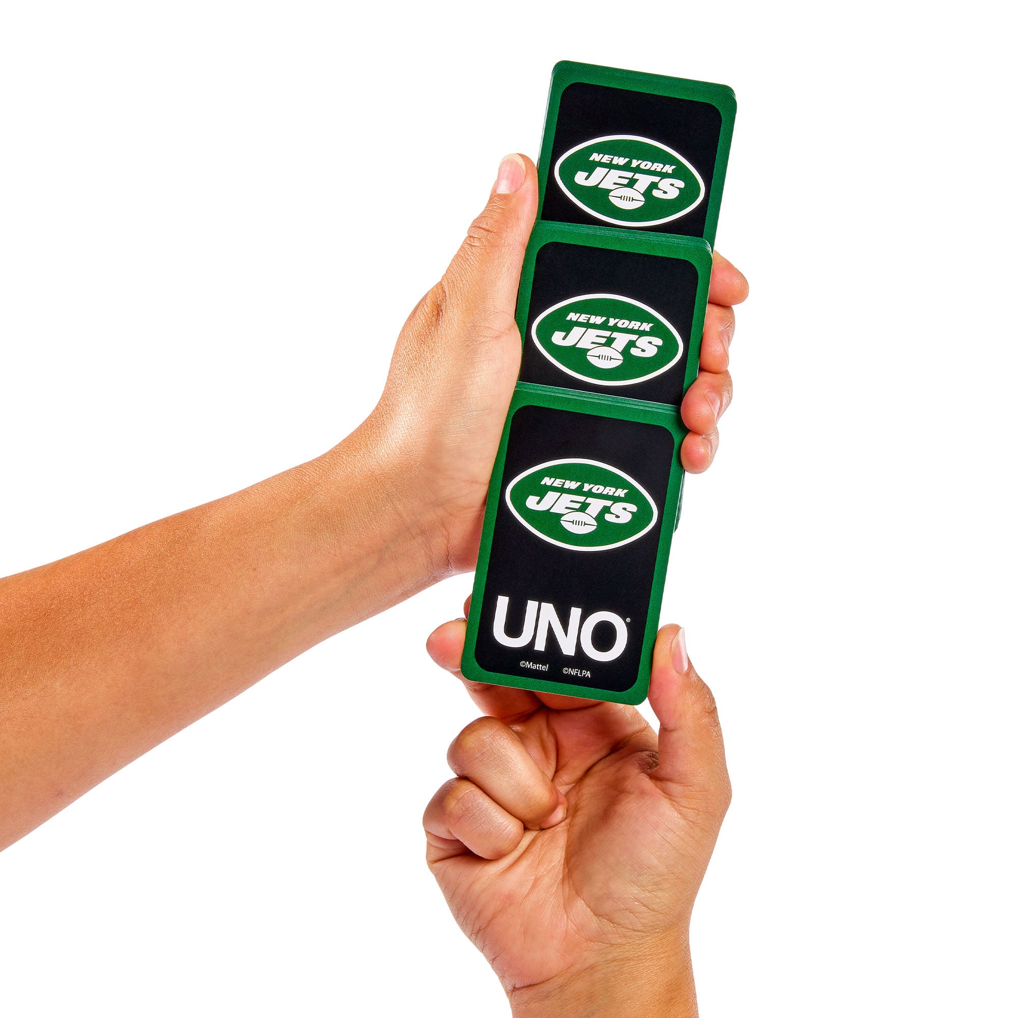 Mattel Creations UNO Fandom NFL New York Jets Game Deck