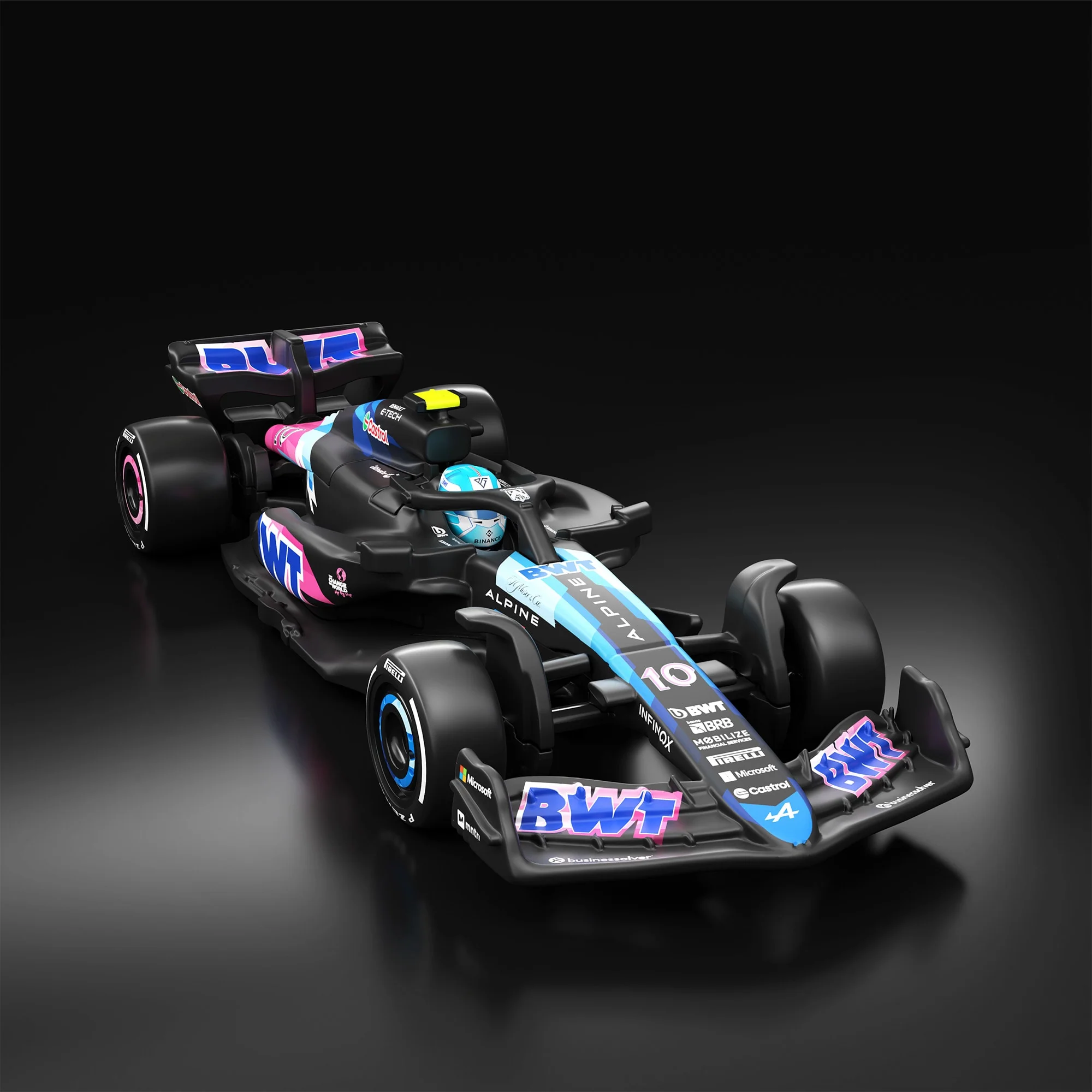 Mattel Creations Hot Wheels F1 Series: BWT Alpine F1 Team A524 Car #10