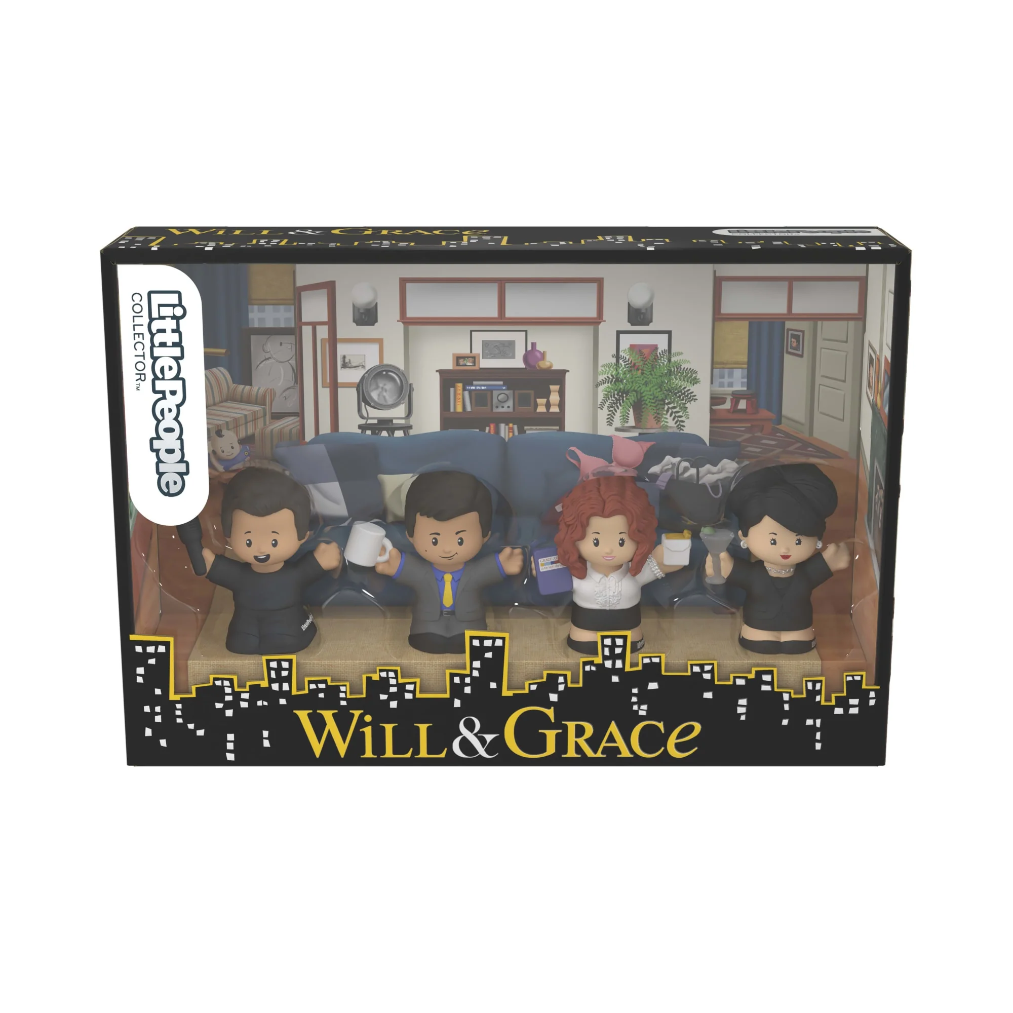 Mattel Creations Little People Collector Will and Grace TV Series Special Edition Set