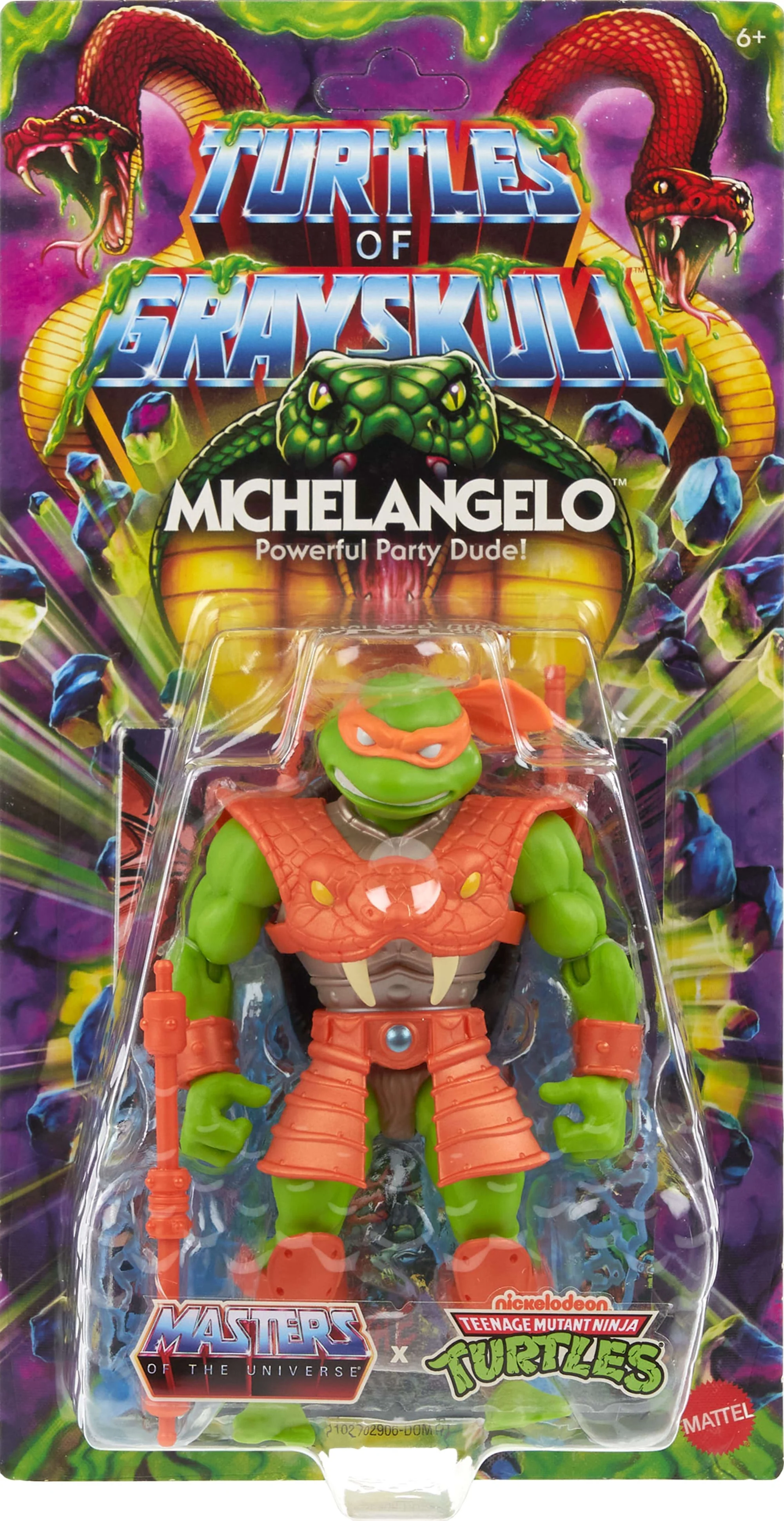Mattel Creations Turtles of Grayskull Michelangelo Action Figure
