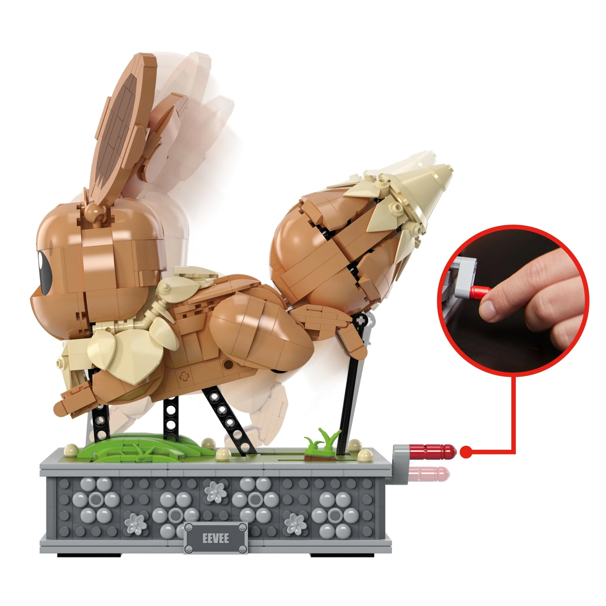 Mattel Creations MEGA Pokémon Motion Eevee Building Set