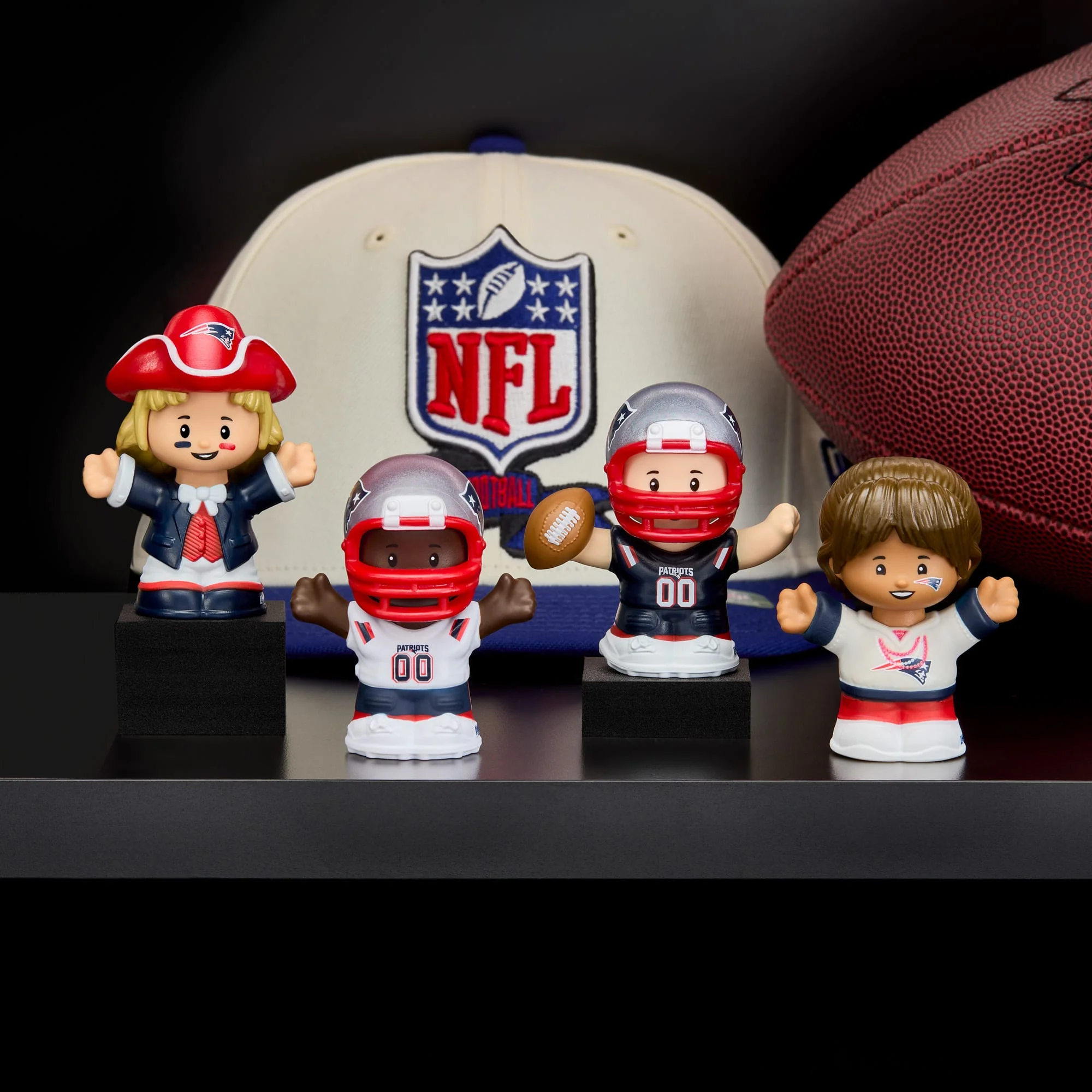 Mattel Creations Little People Collector x NFL New England Patriots Set