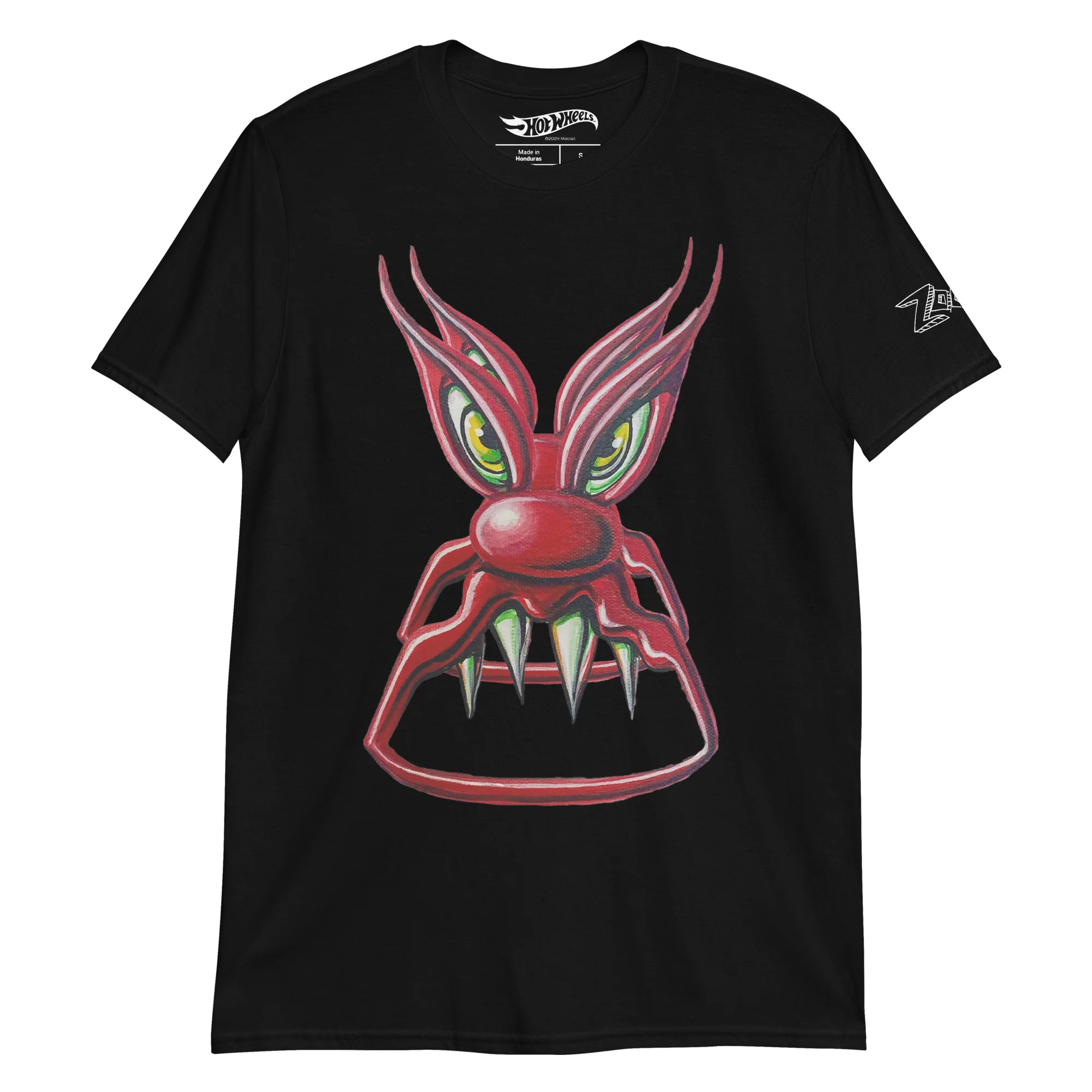 Mattel Creations Hot Wheels x Kenny Scharf Black T-Shirt