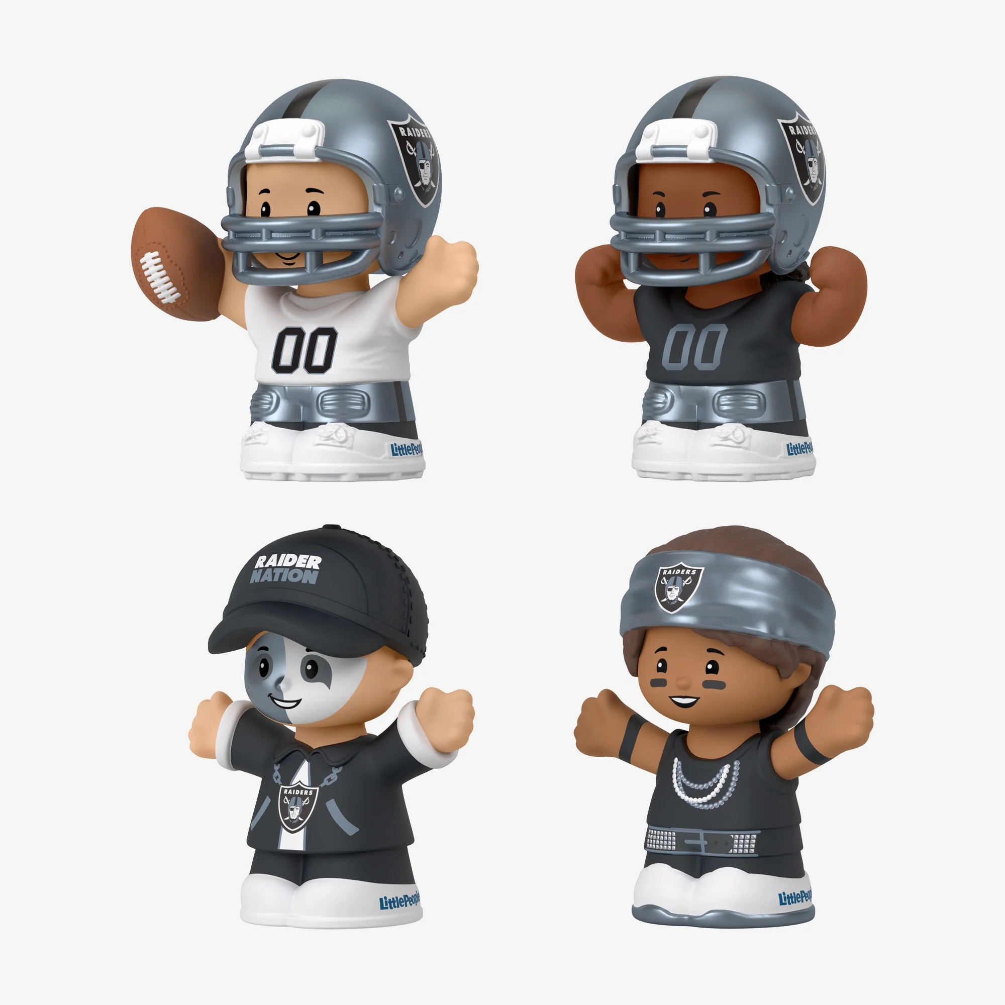 Mattel Creations Little People Collector x NFL Las Vegas Raiders Set