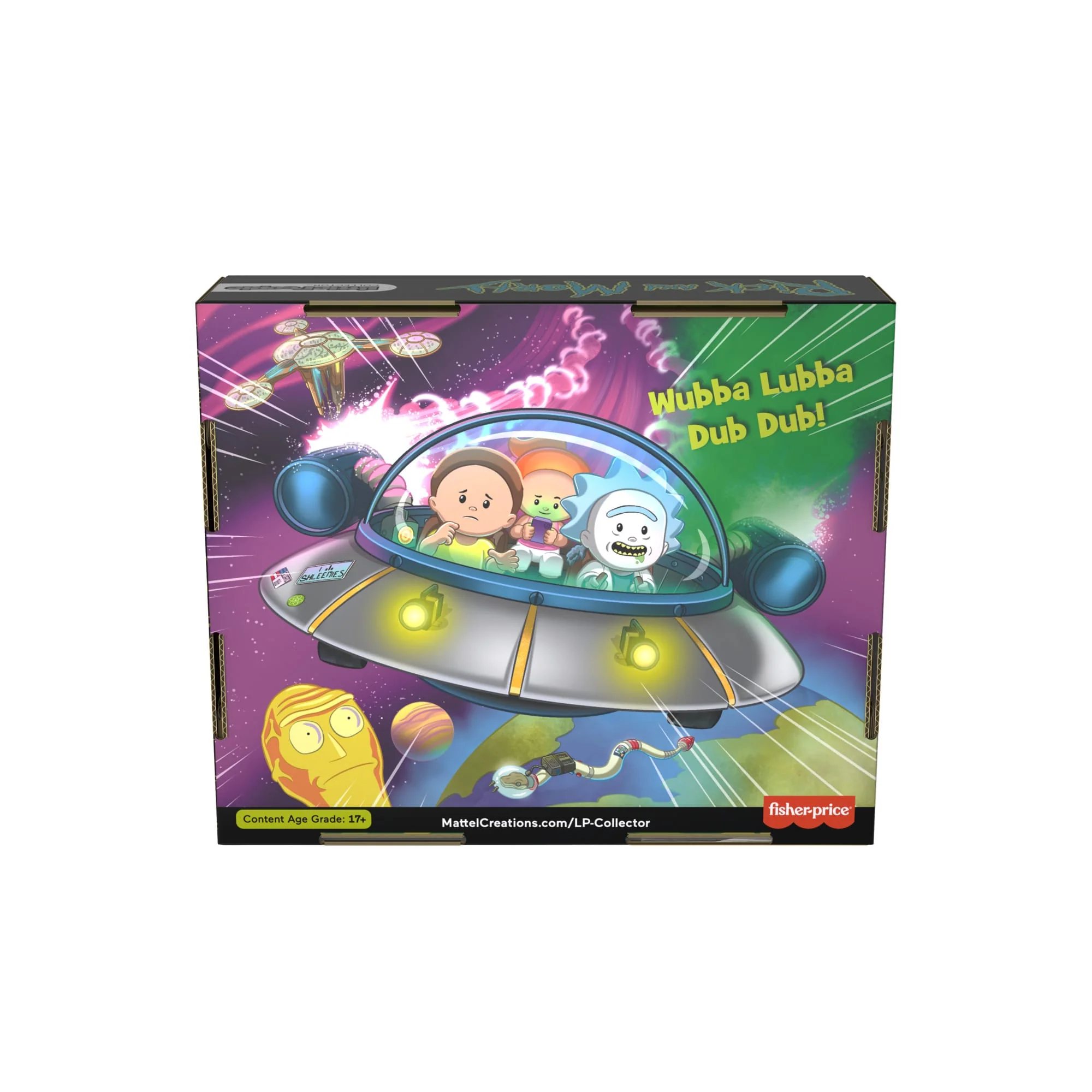 Mattel Creations Little People Collector Rick and Morty Figure Set