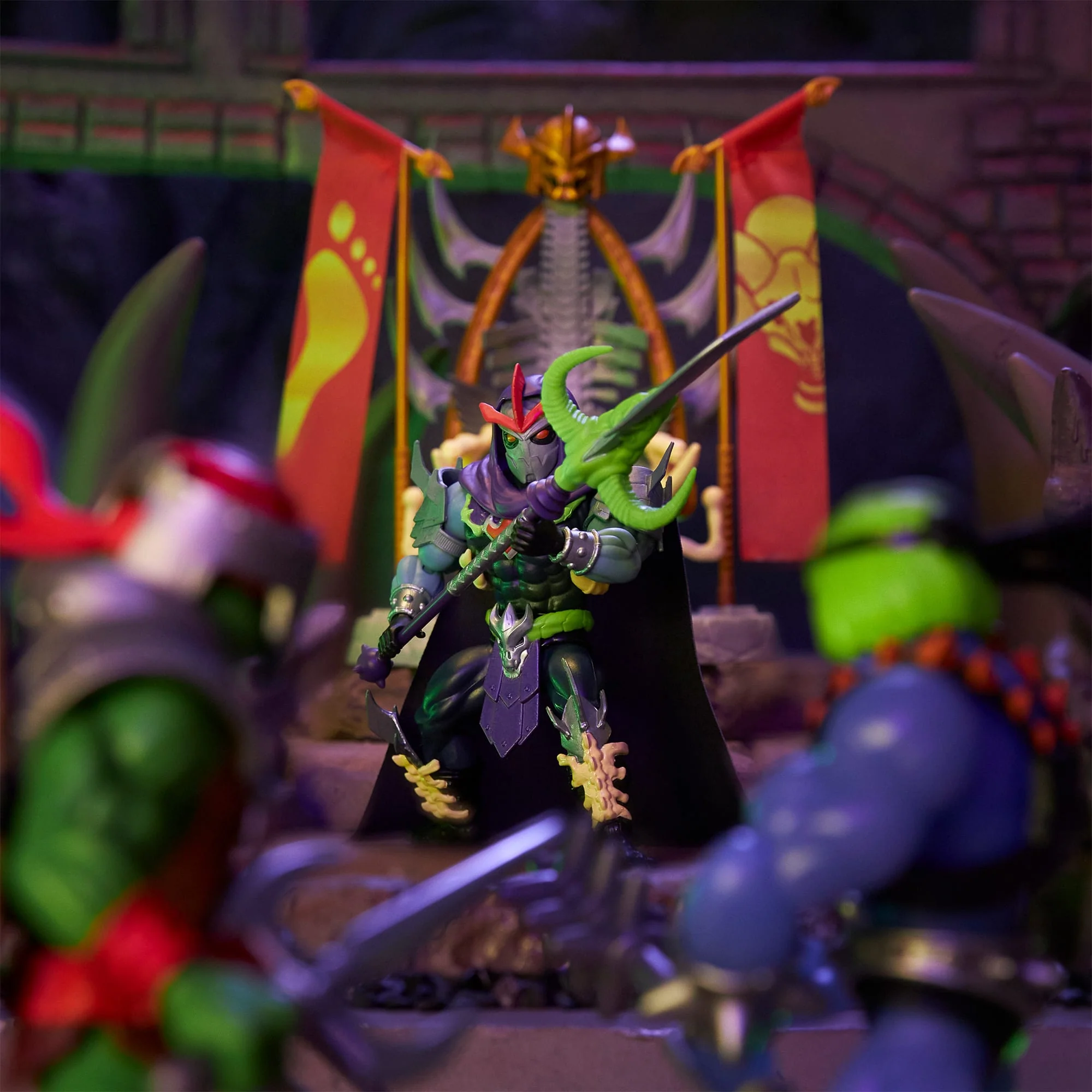 Mattel Creations Turtles of Grayskull Skele-Shredder Action Figure
