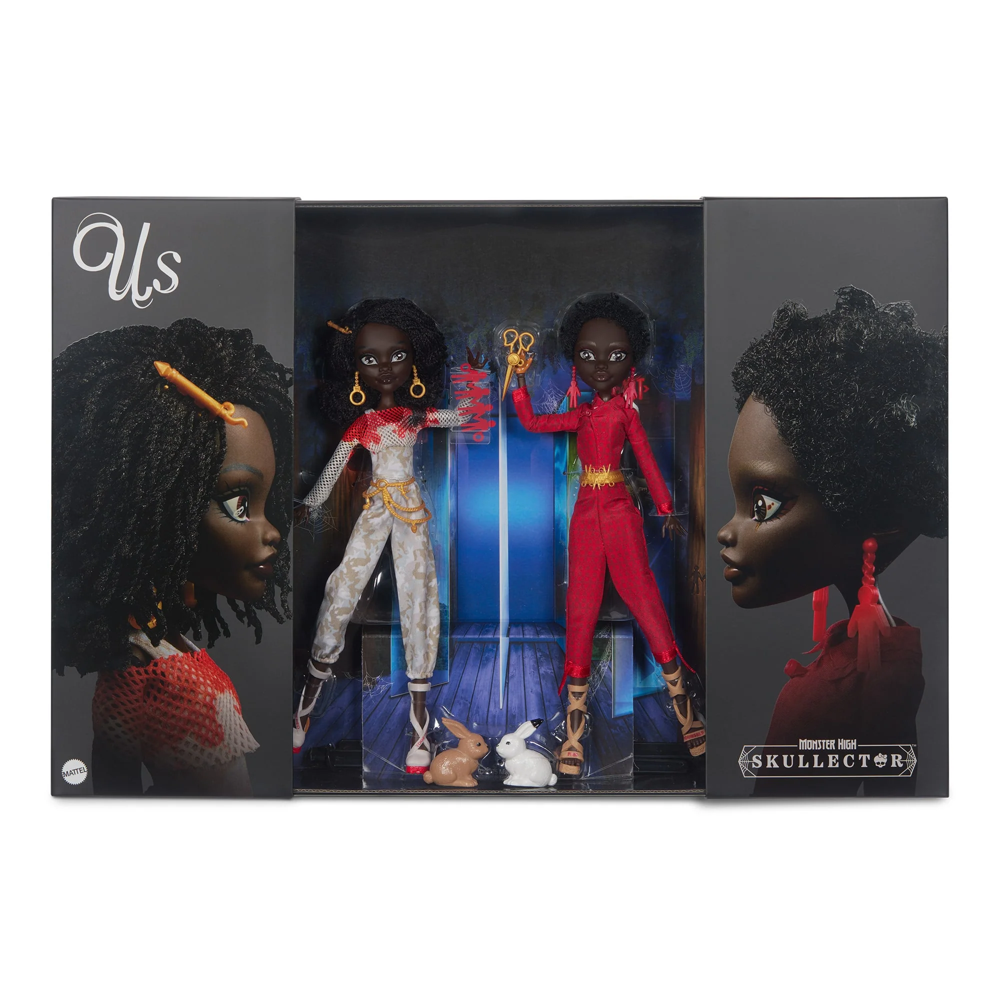 Mattel Creations Monster High Skullector Us Dolls – Adelaide and Red 2-Pack