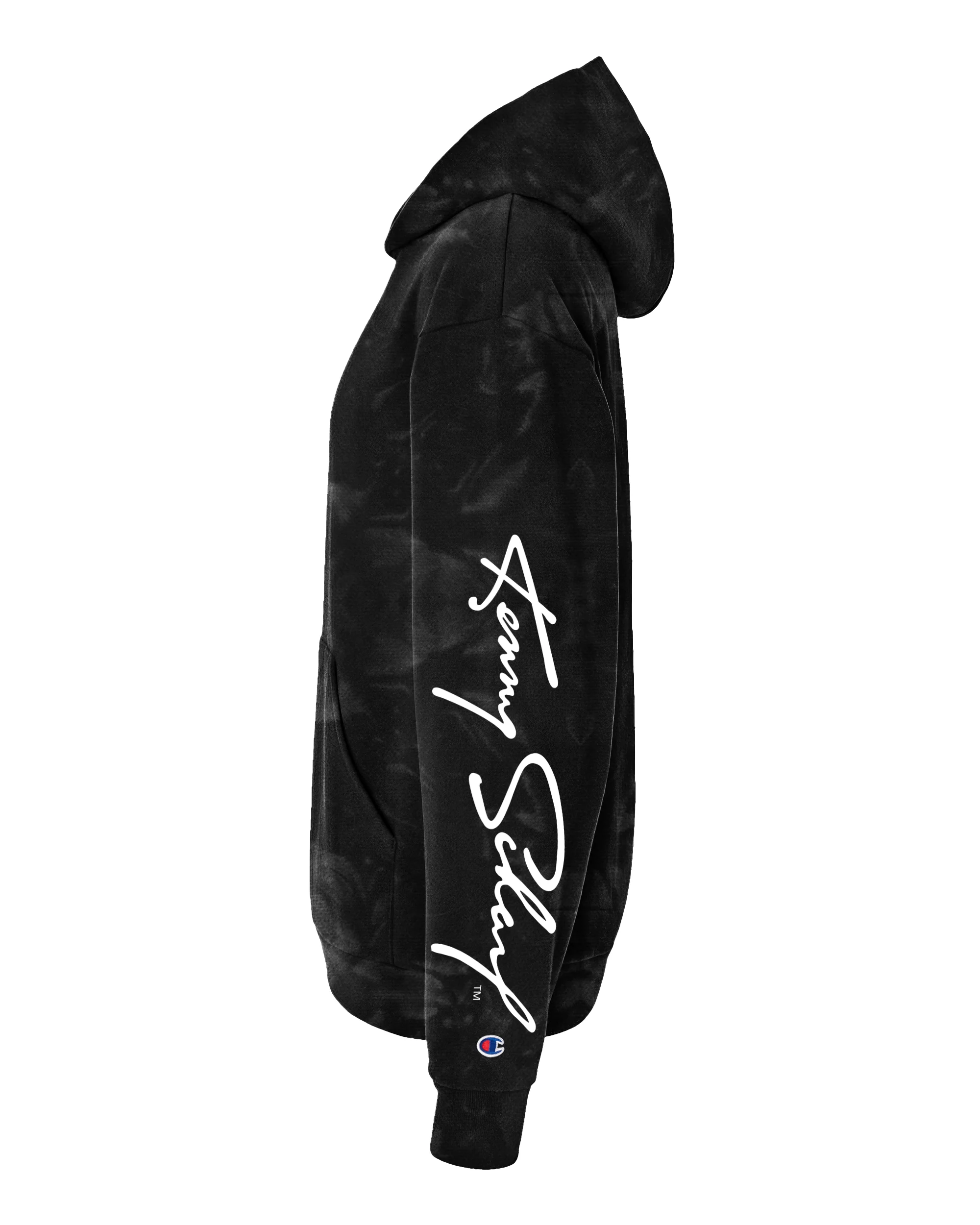 Mattel Creations Hot Wheels x Kenny Scharf Black Tie Dye Hoodie