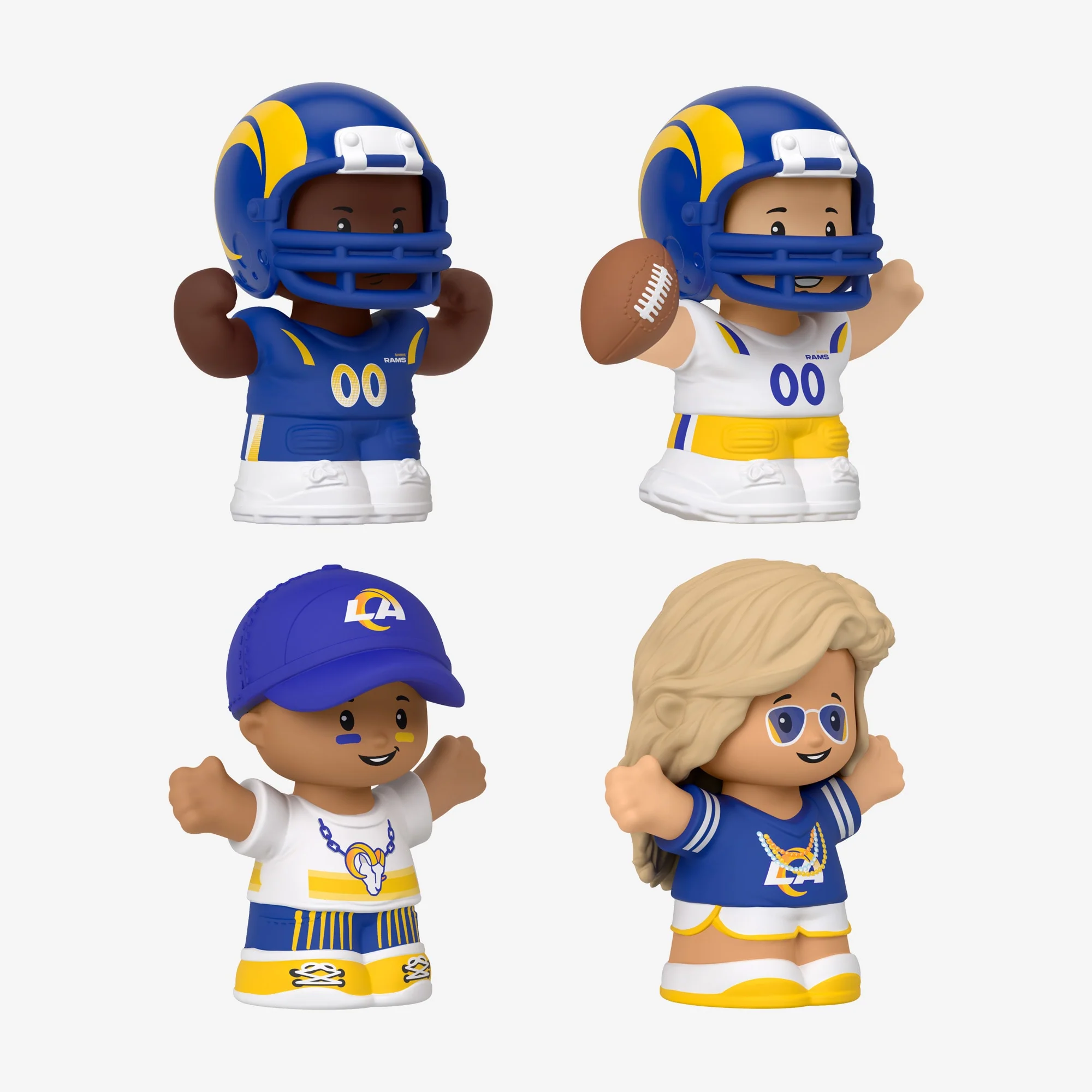 Mattel Creations Little People Collector x NFL Los Angeles Rams Set