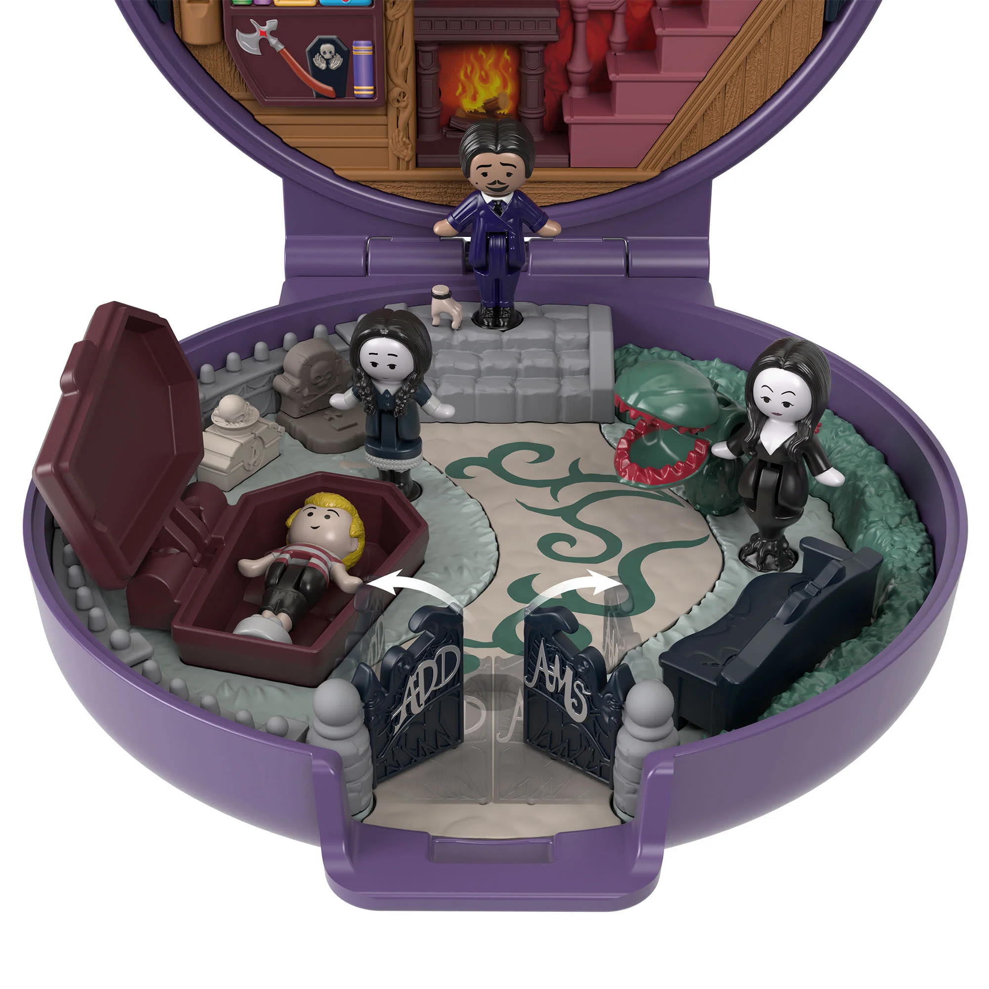Mattel Creations Polly Pocket Collector The Addams Family Compact