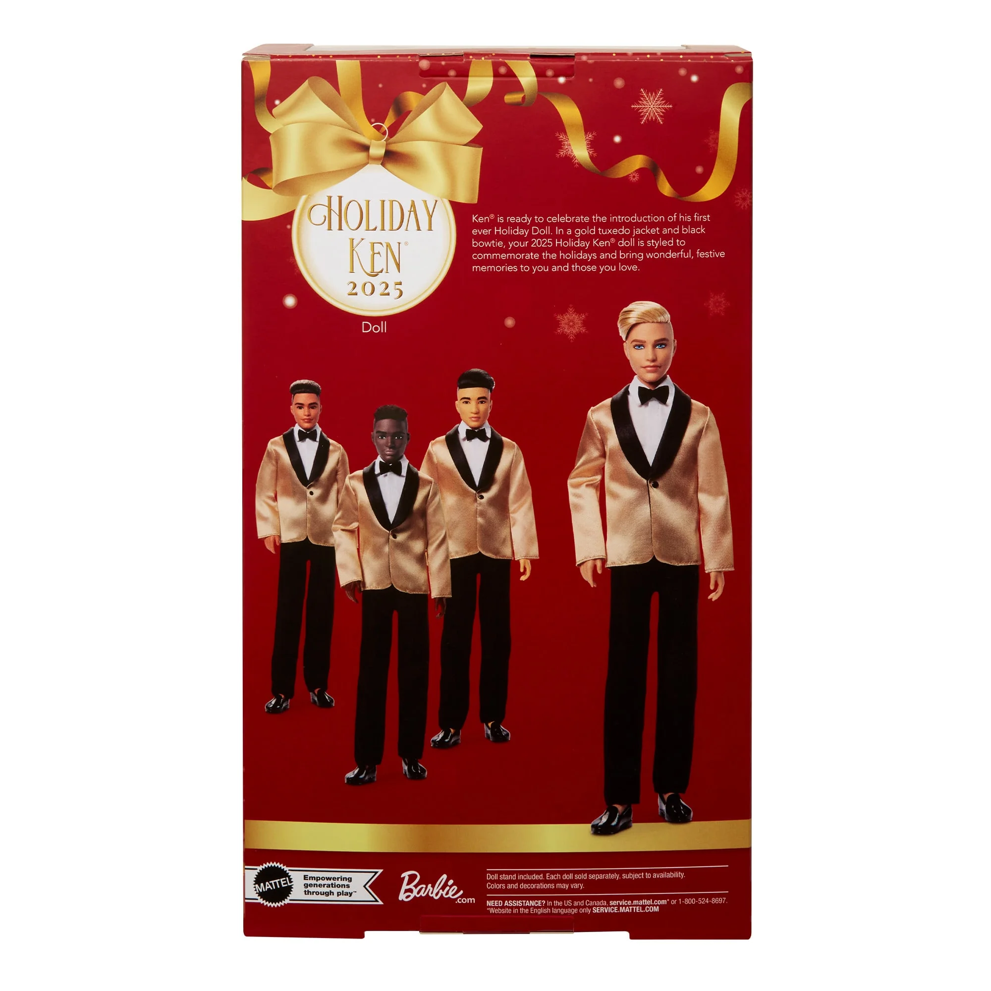 Mattel Creations 2025 Holiday Ken Doll 4