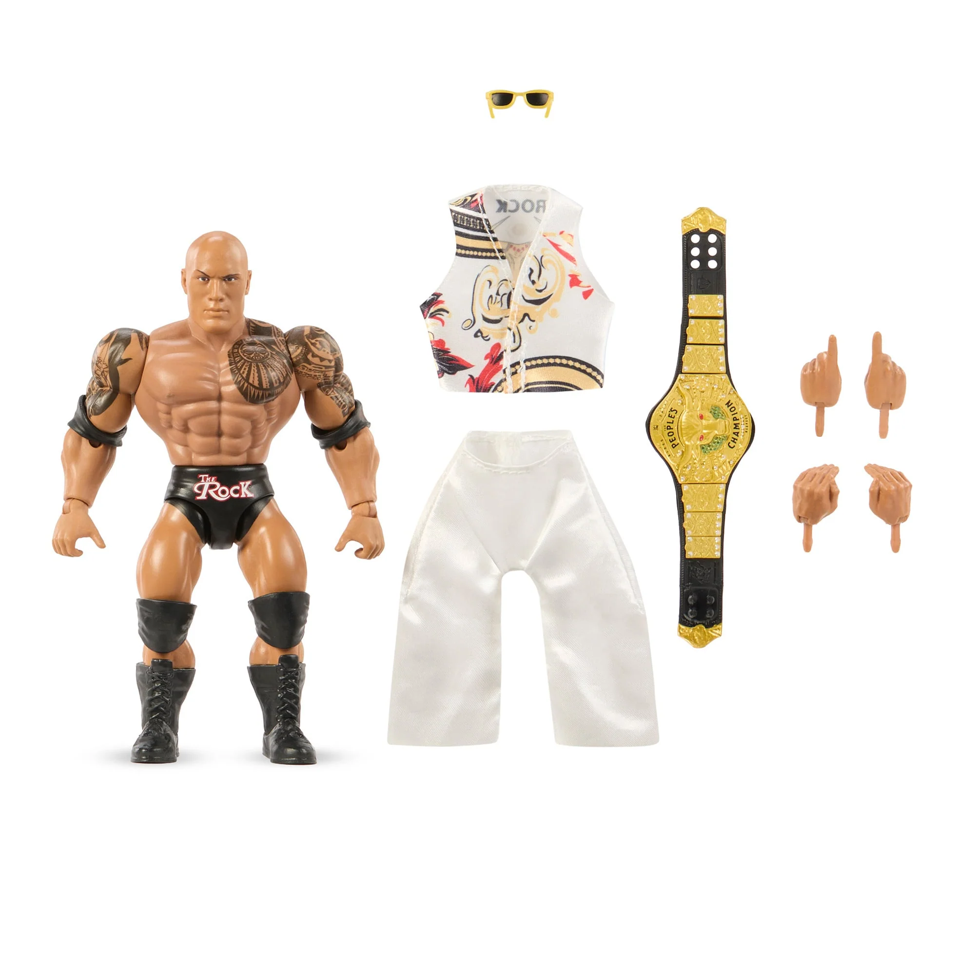 Mattel Creations WWE Superstars Rocky Maivia and The Rock 2-Pack