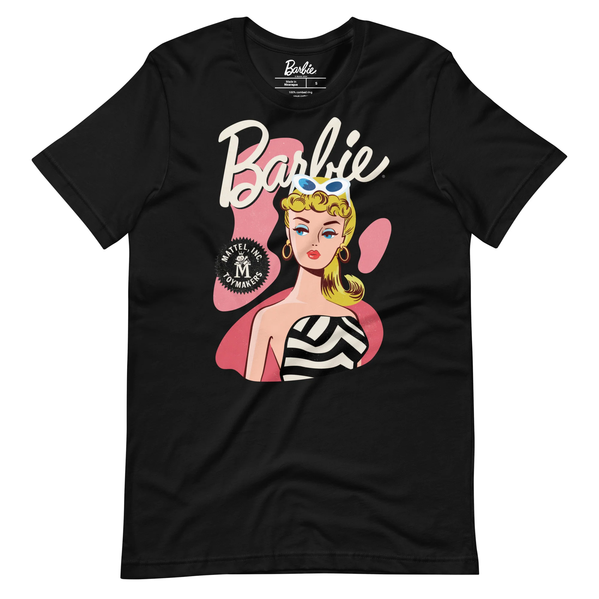 Mattel Creations Vintage Barbie Black T-Shirt
