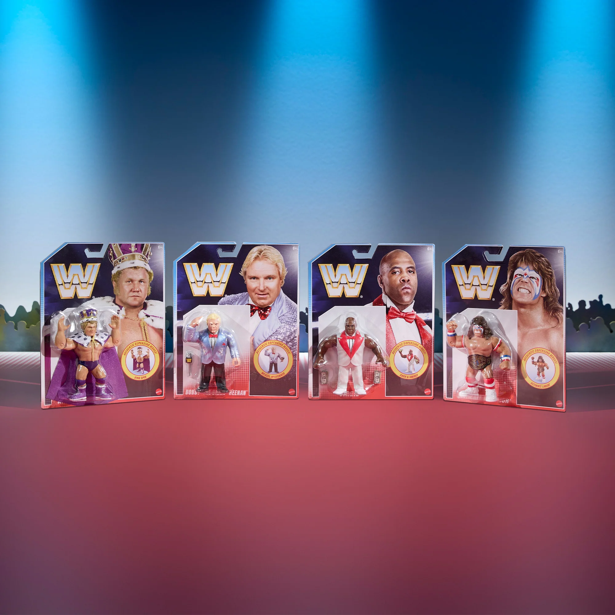 Mattel Creations WWE Retro 4-Packs and the Royal Rumble Ring Bundle