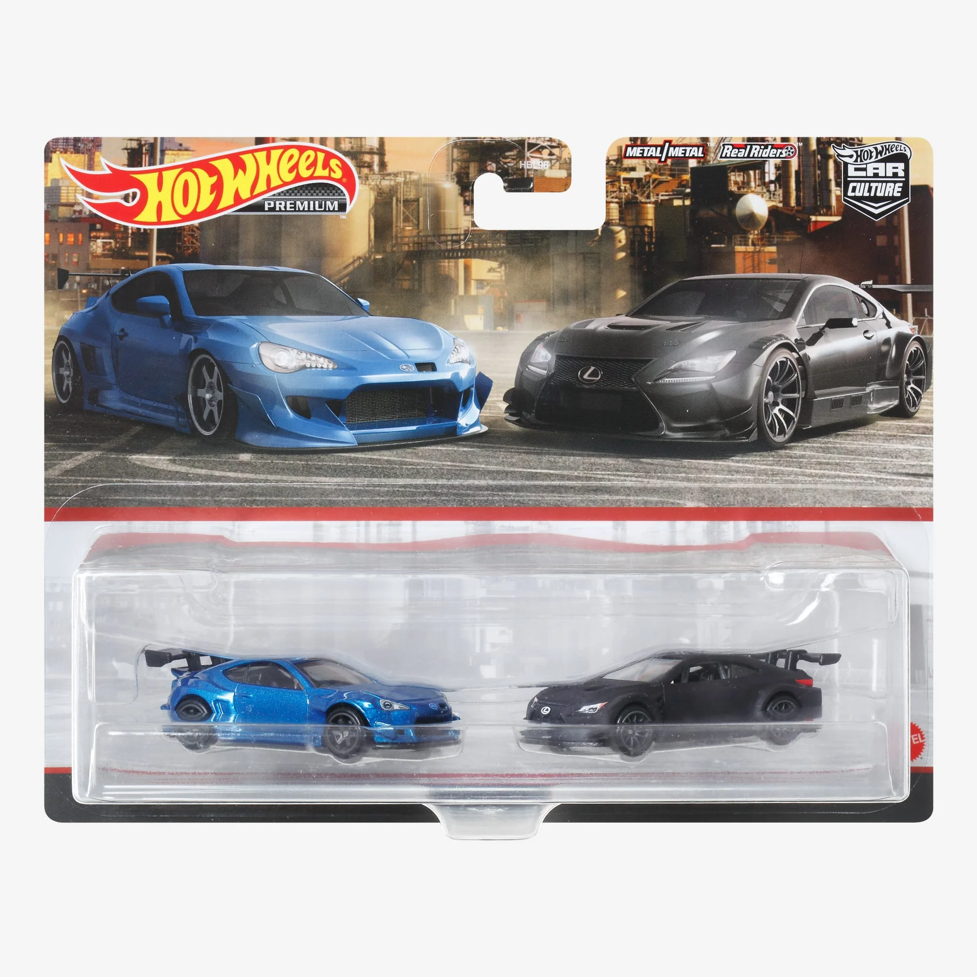Mattel Creations Hot Wheels Premium Car Culture 2-Pack – Lexus + Subaru 