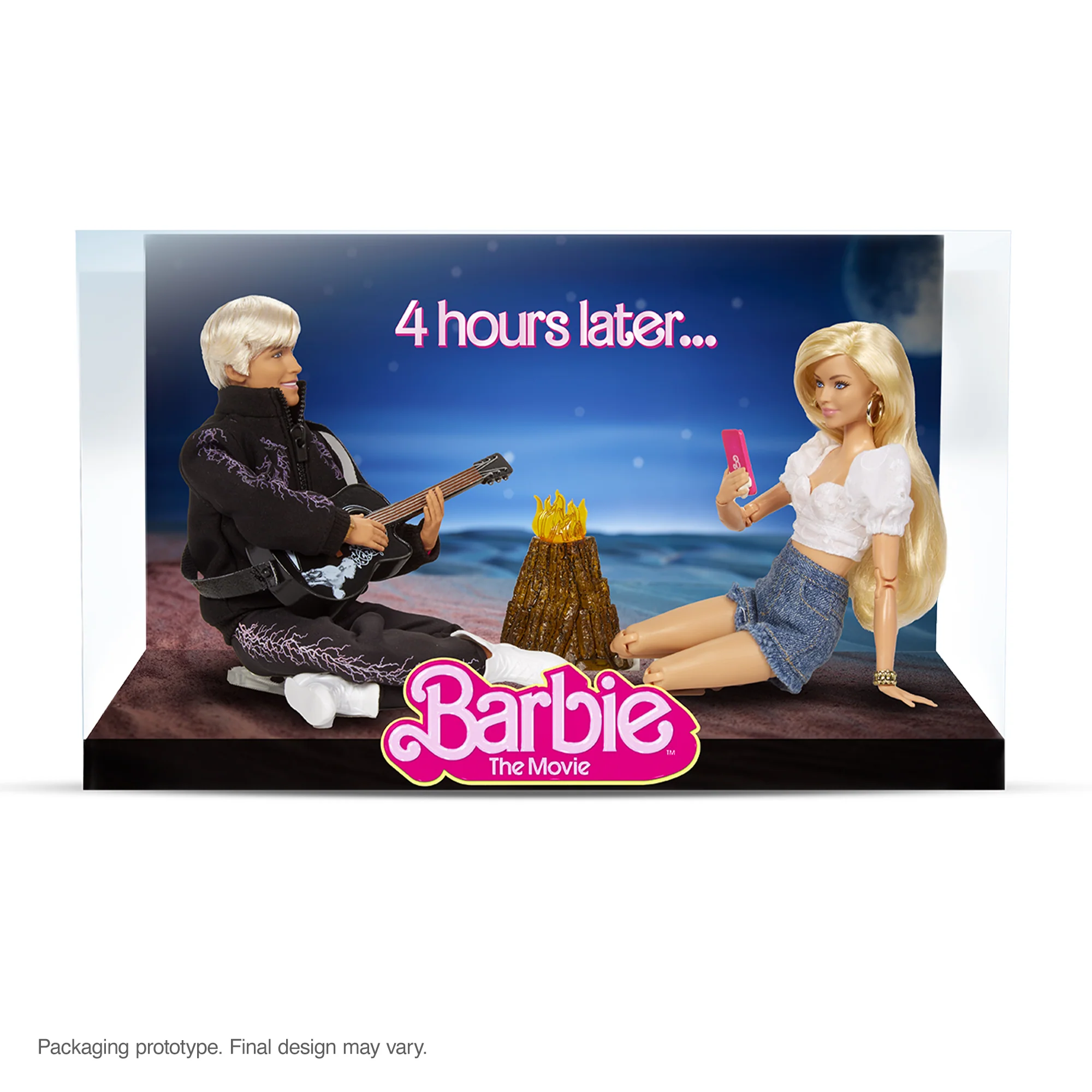 Mattel Creations Barbie The Movie Barbie and Ken Campfire Scene 2-Pack