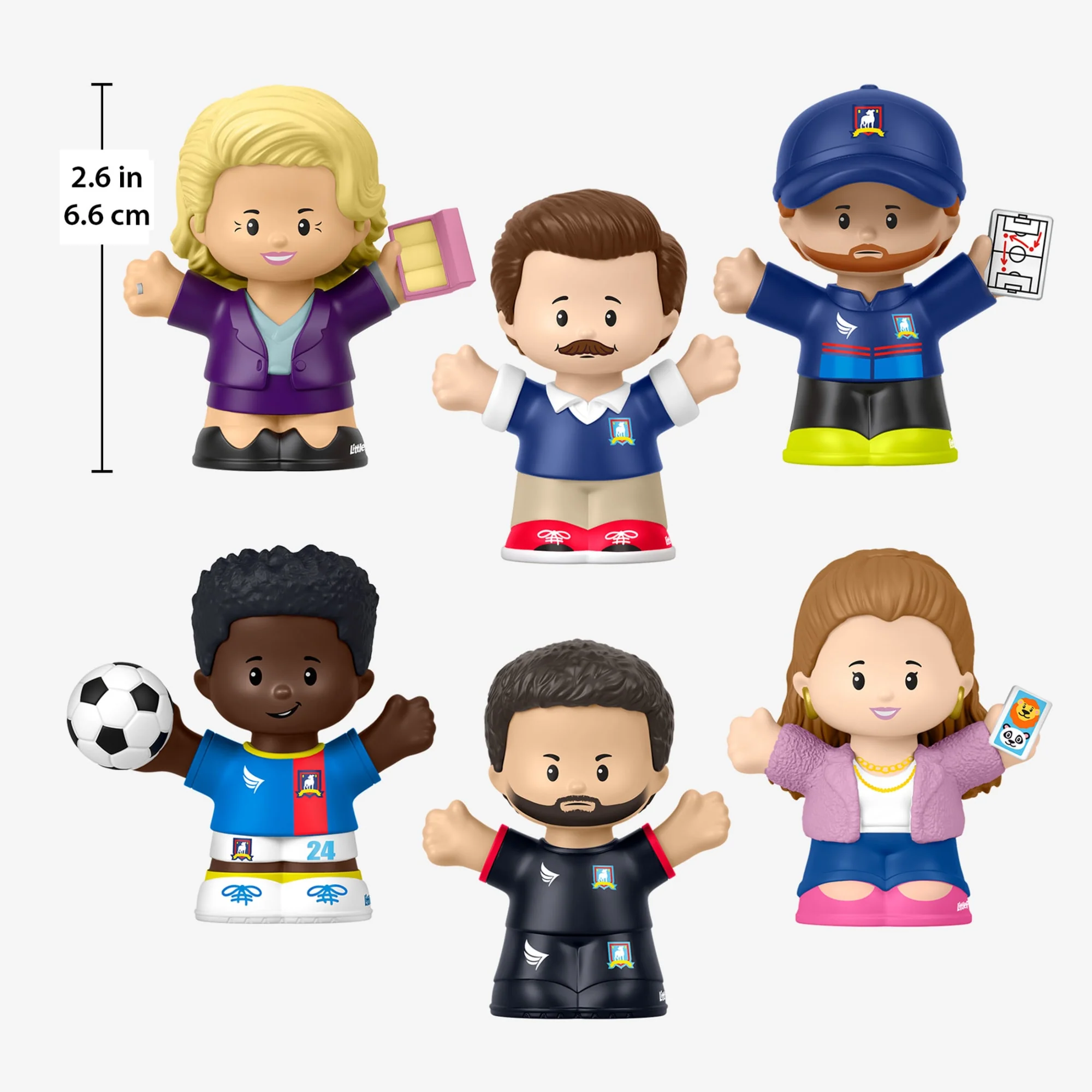 Mattel Creations Little People Collector Ted Lasso Special Edition Figure Set
