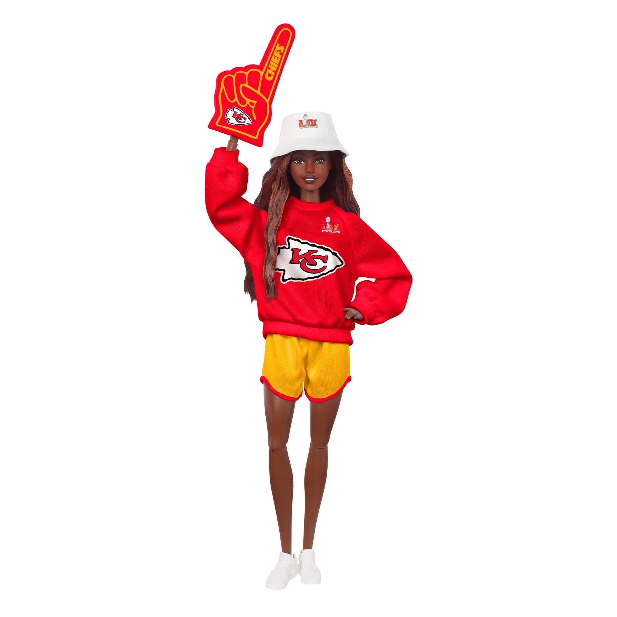 Mattel Creations Barbie x Super Bowl Chiefs Doll 1