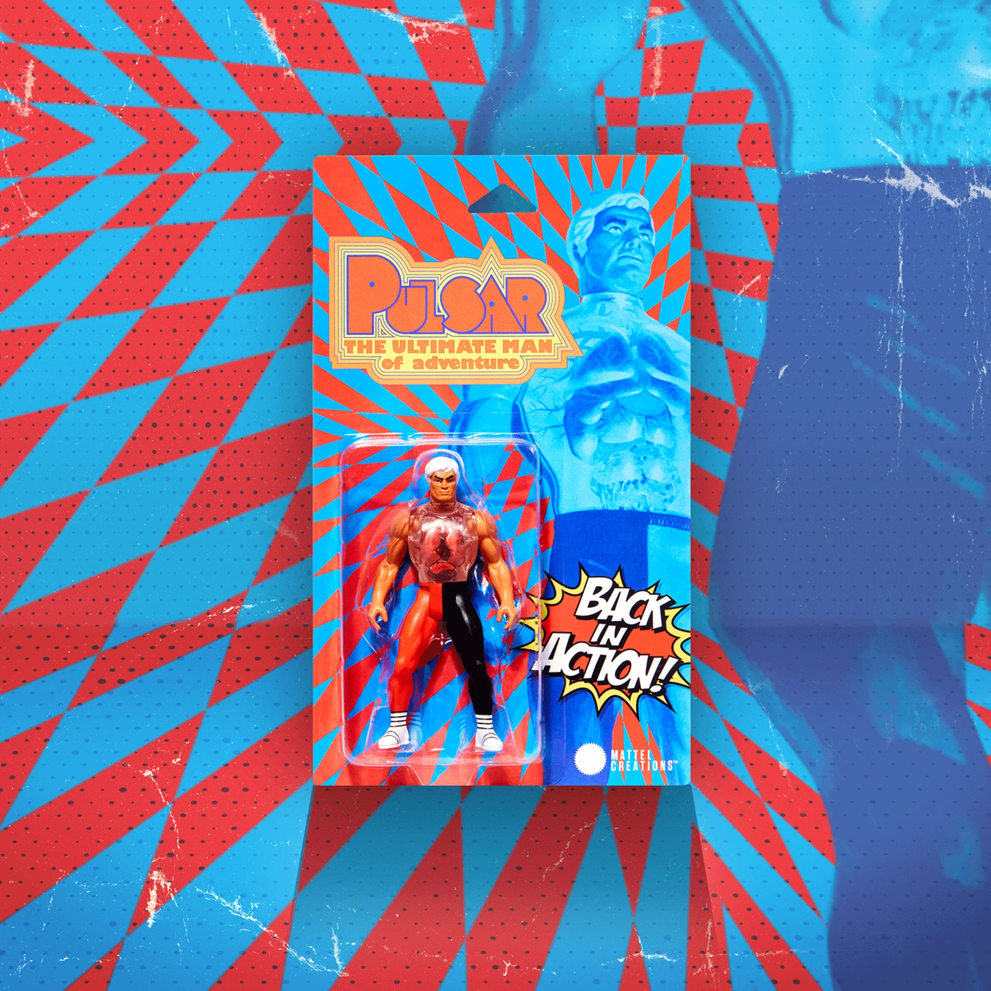 Mattel Creations Back in Action! Major Matt Mason Big Jim & Pulsar Figures