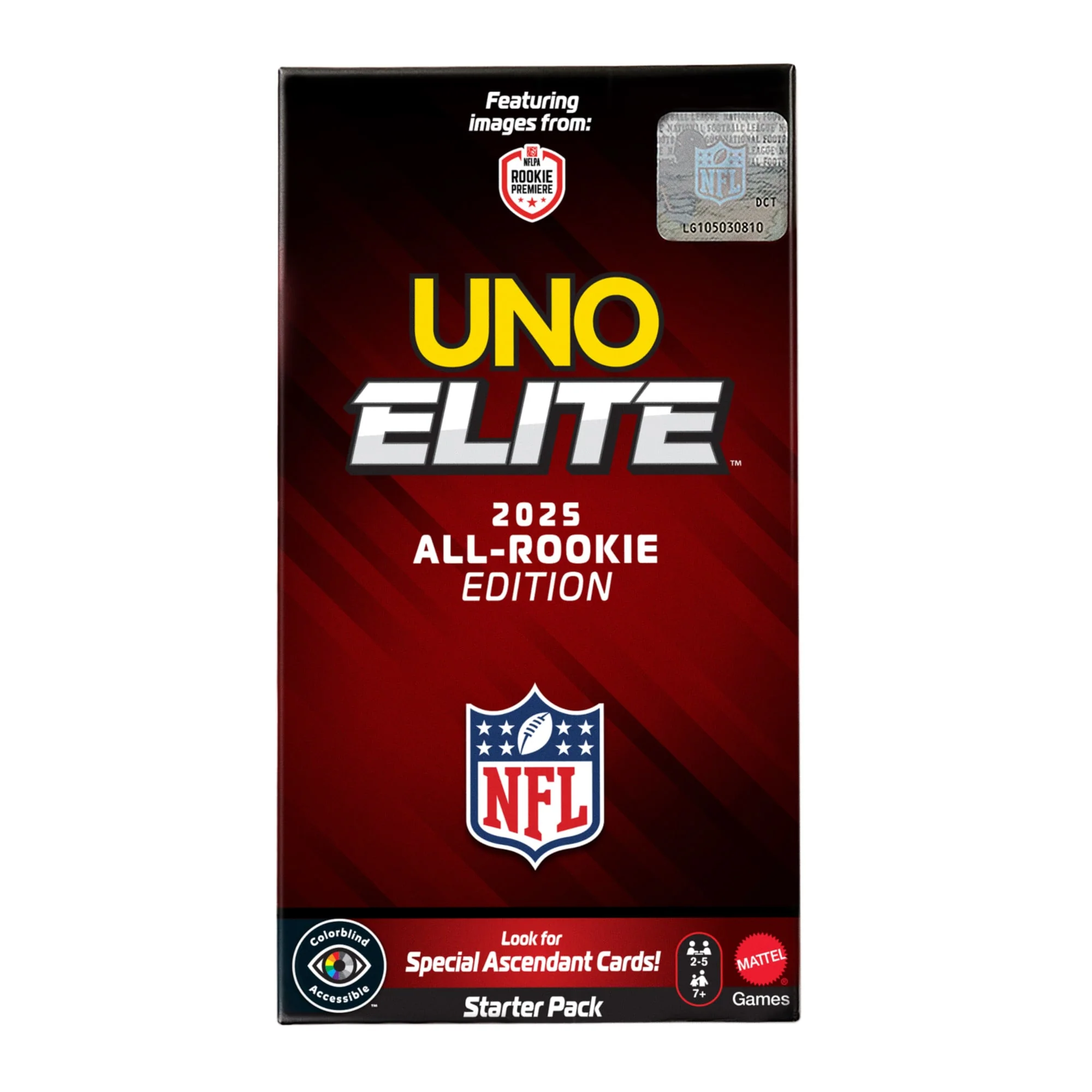 Mattel Creations UNO Elite NFL 2025 All-Rookie Starter Pack