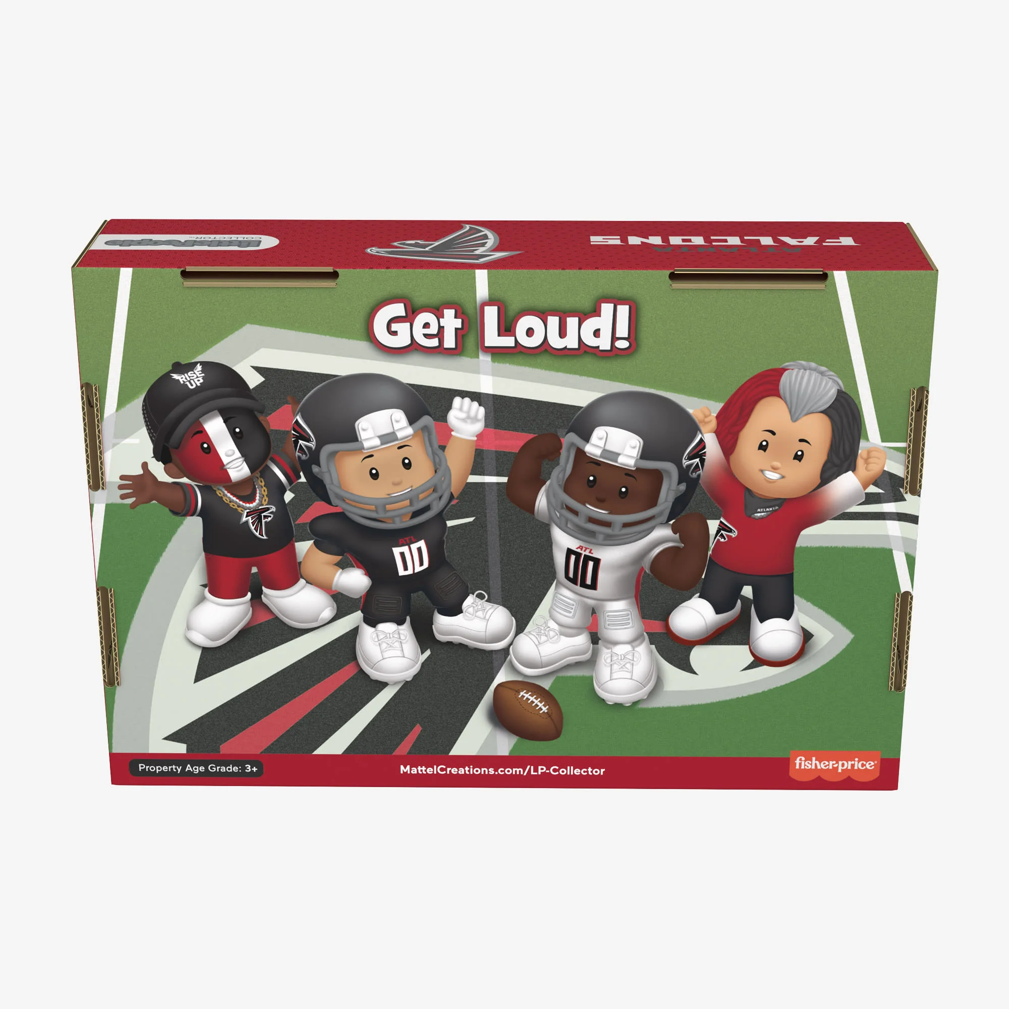 Mattel Creations Little People Collector x NFL Atlanta Falcons Set