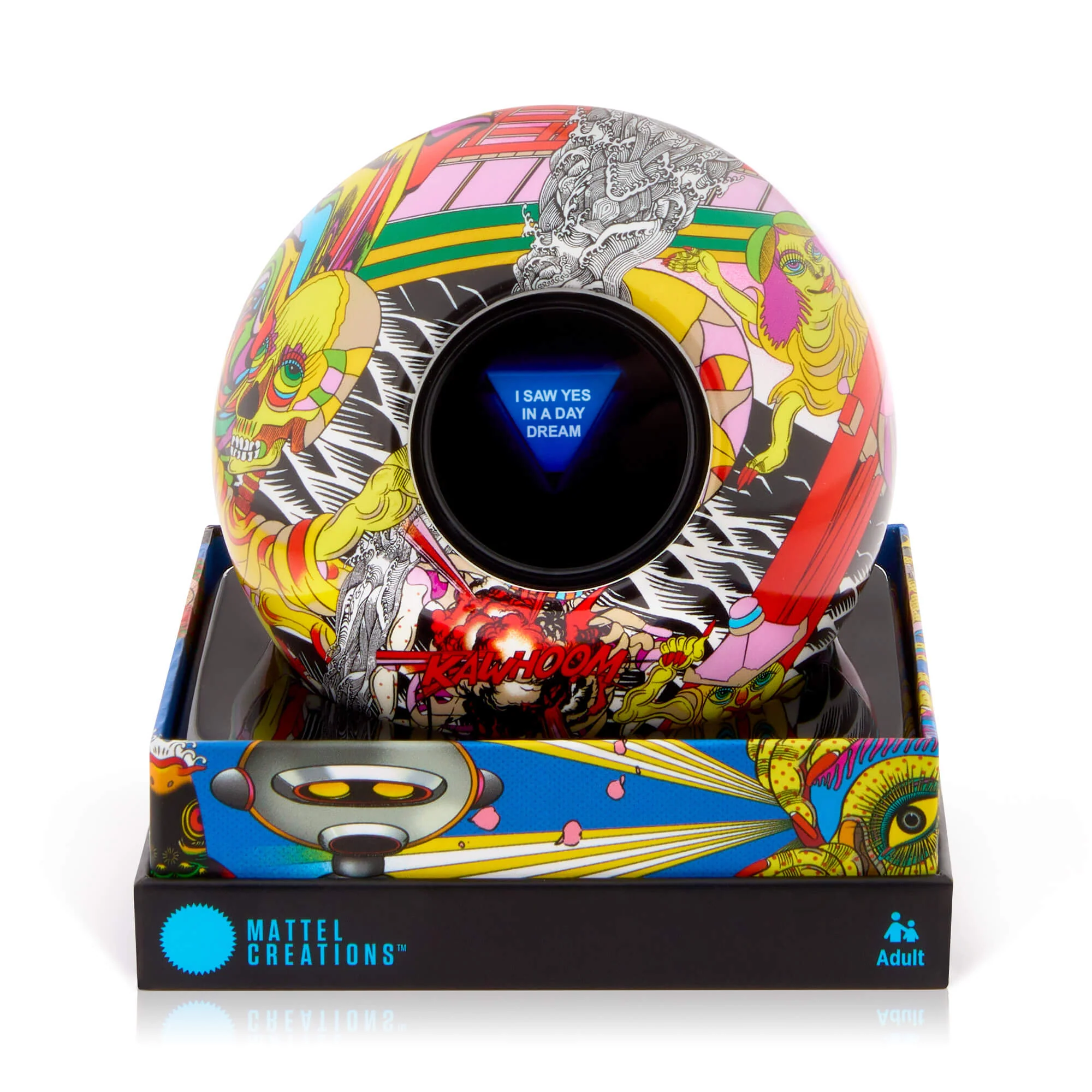 Mattel Creations Magic 8-Ball x Keiichi Tanaami