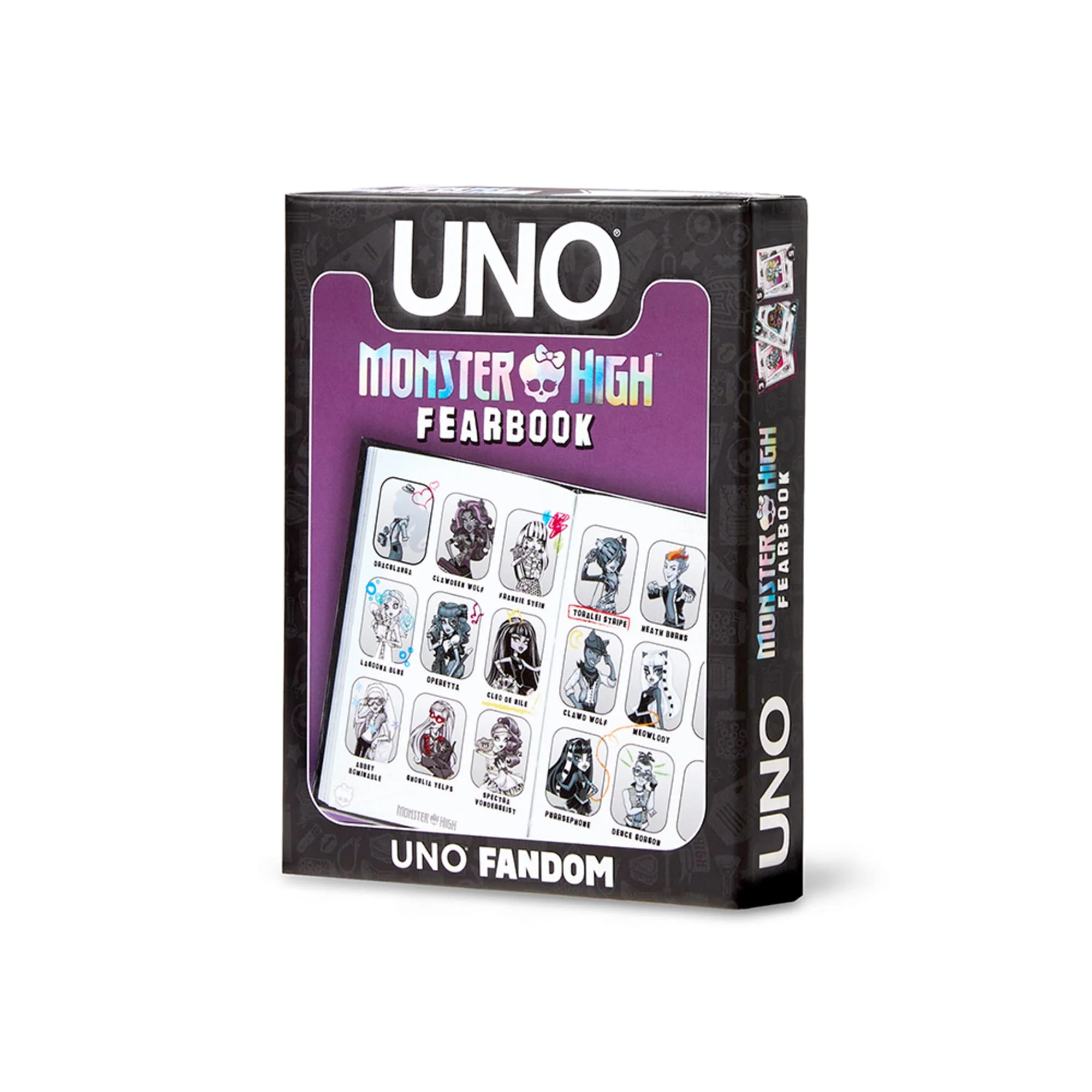 Mattel Creations UNO Fandom Monster High Fearbook Deck