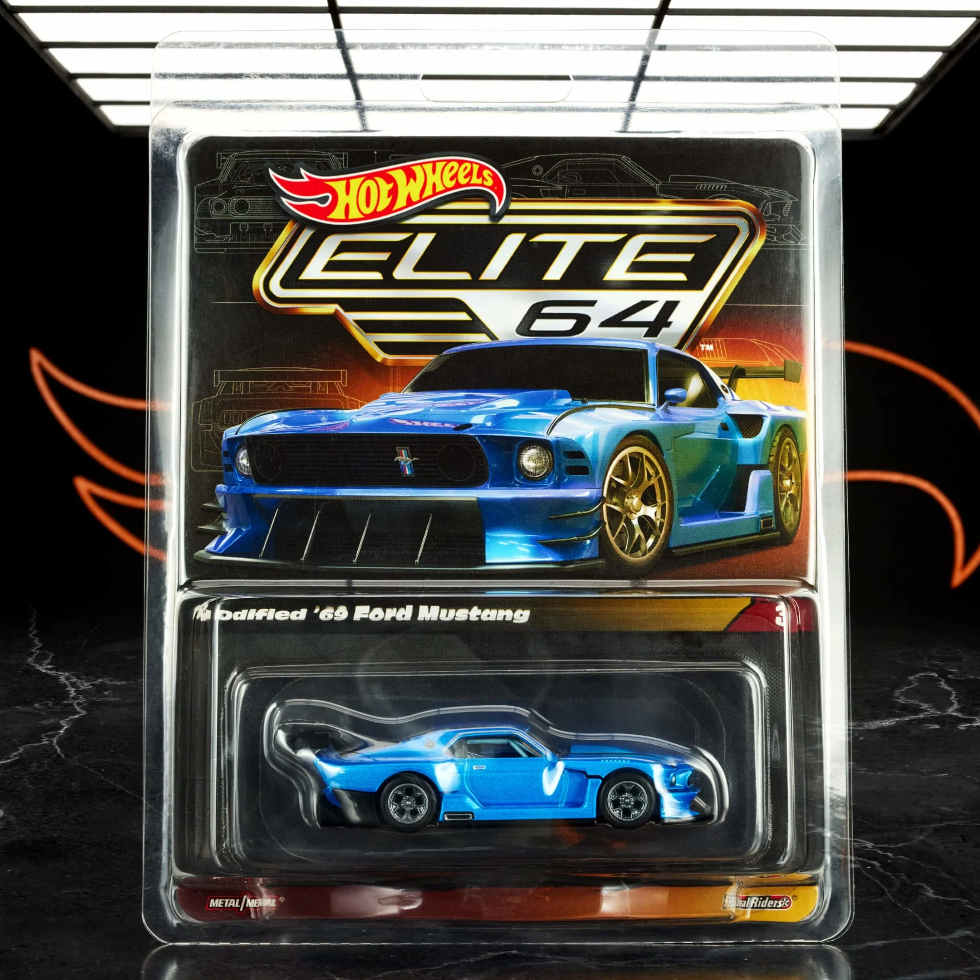 Mattel Creations Hot Wheels Elite 64 Series Modified '69 Ford Mustang