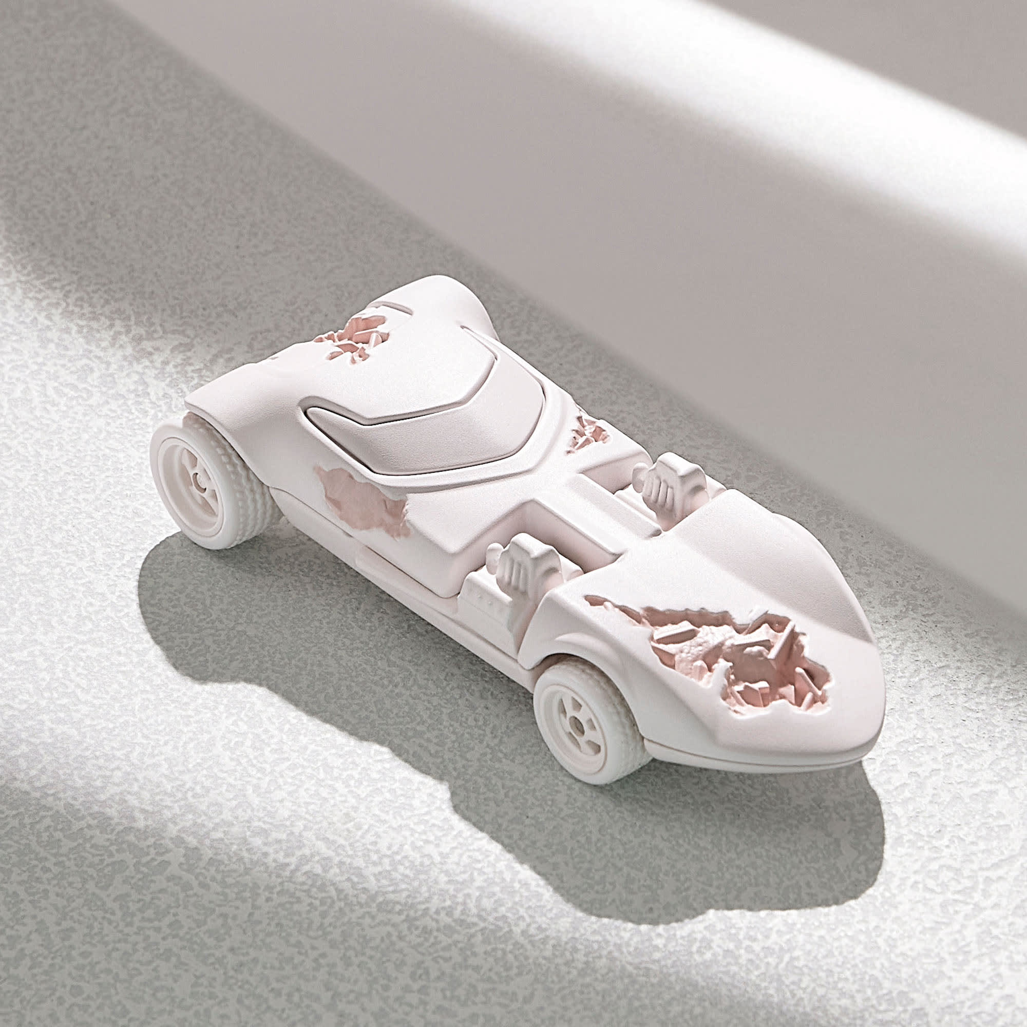 Mattel Creations Hot Wheels x Daniel Arsham Eroded Twin Mill