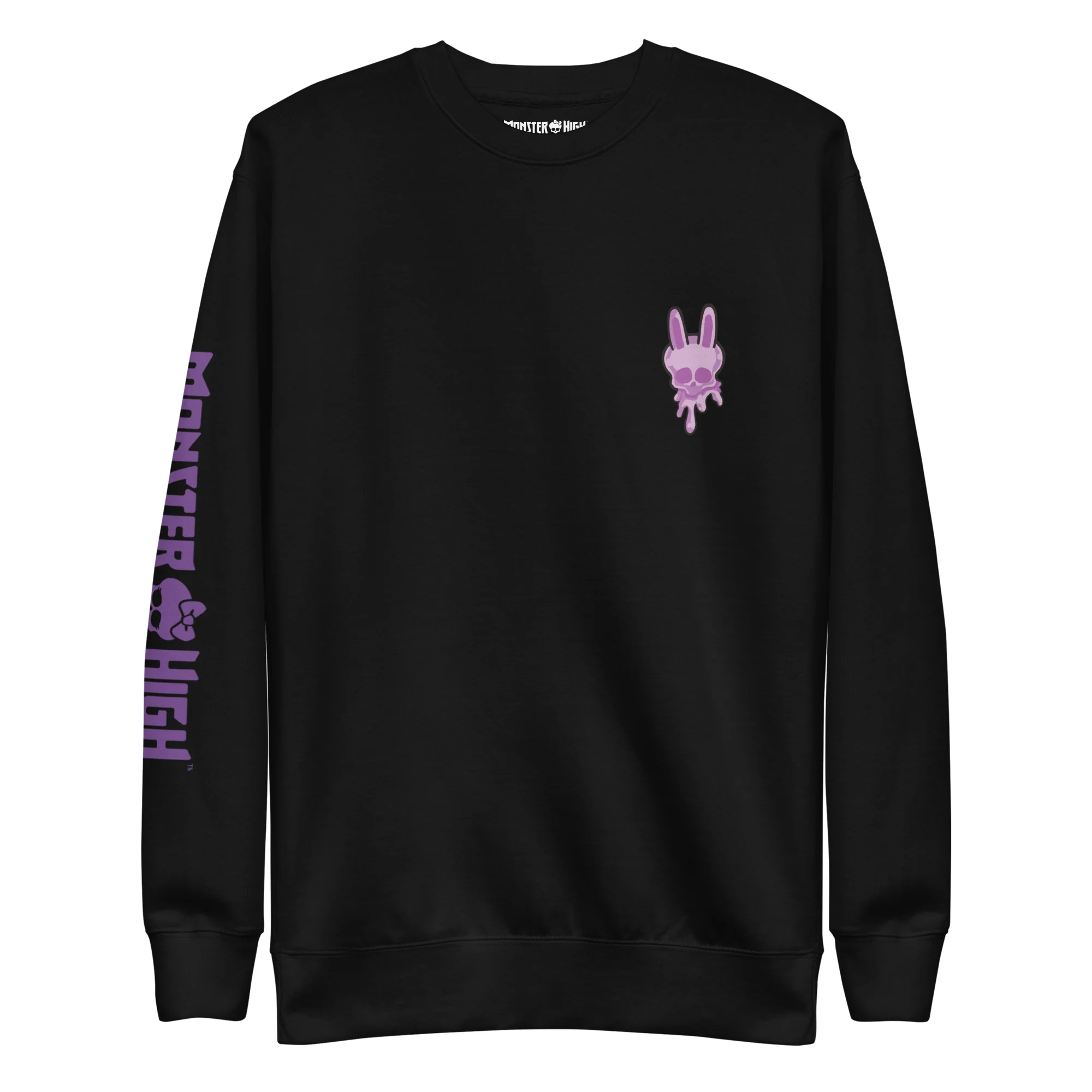 Mattel Creations Monster High Sweet Scream Twyla Embroidered Black Sweatshirt