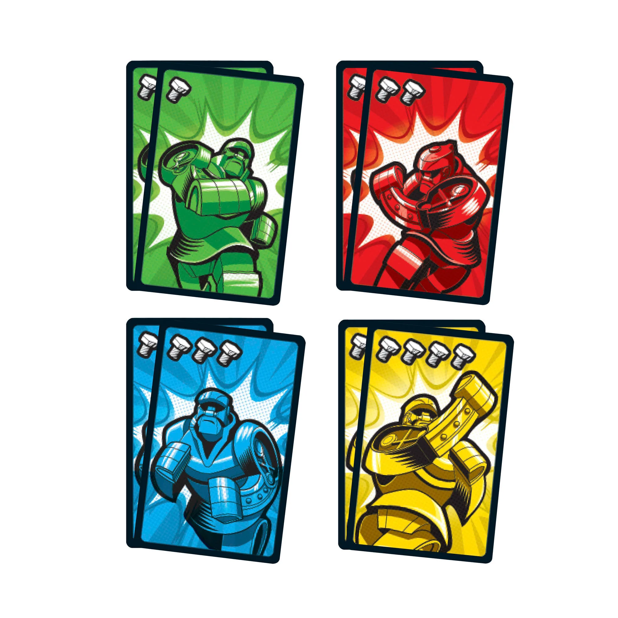 Mattel Creations Rock 'Em Sock 'Em Robots Fight Cards